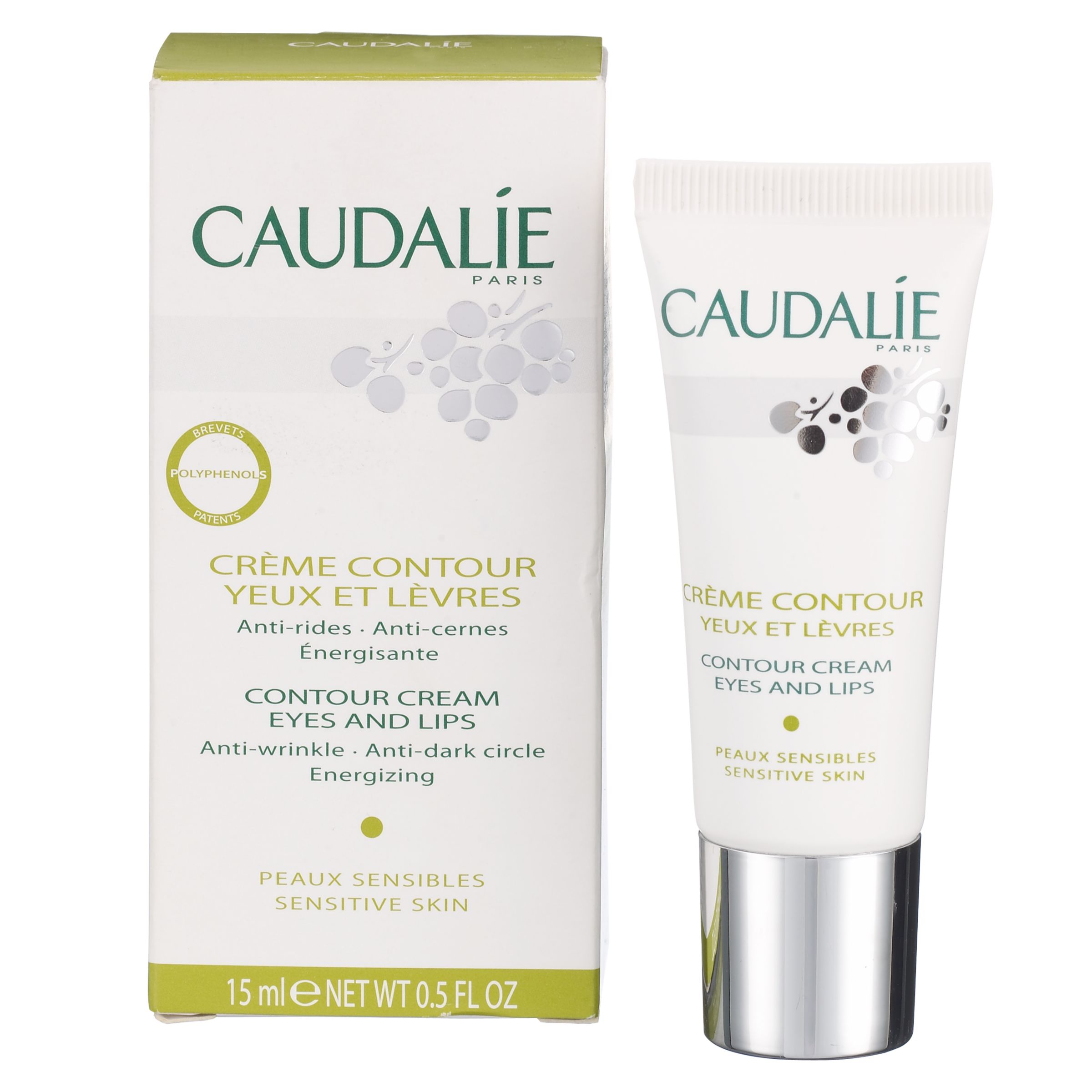 Caudalie Eyes & Lips Contour Cream, 15ml