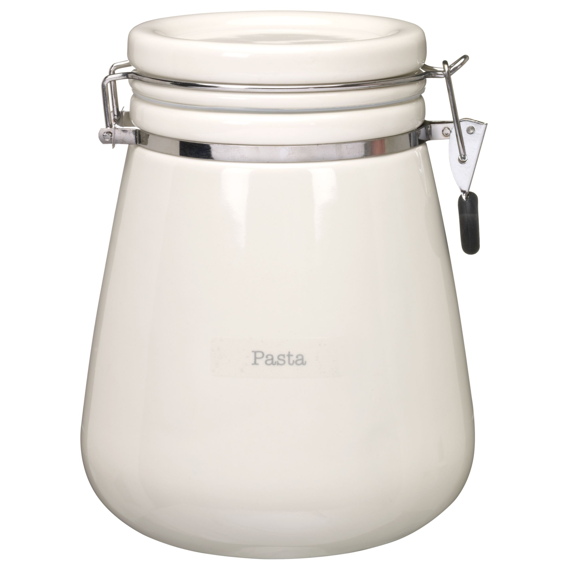 Typhoon Clip Storage Jar, Cream, Large