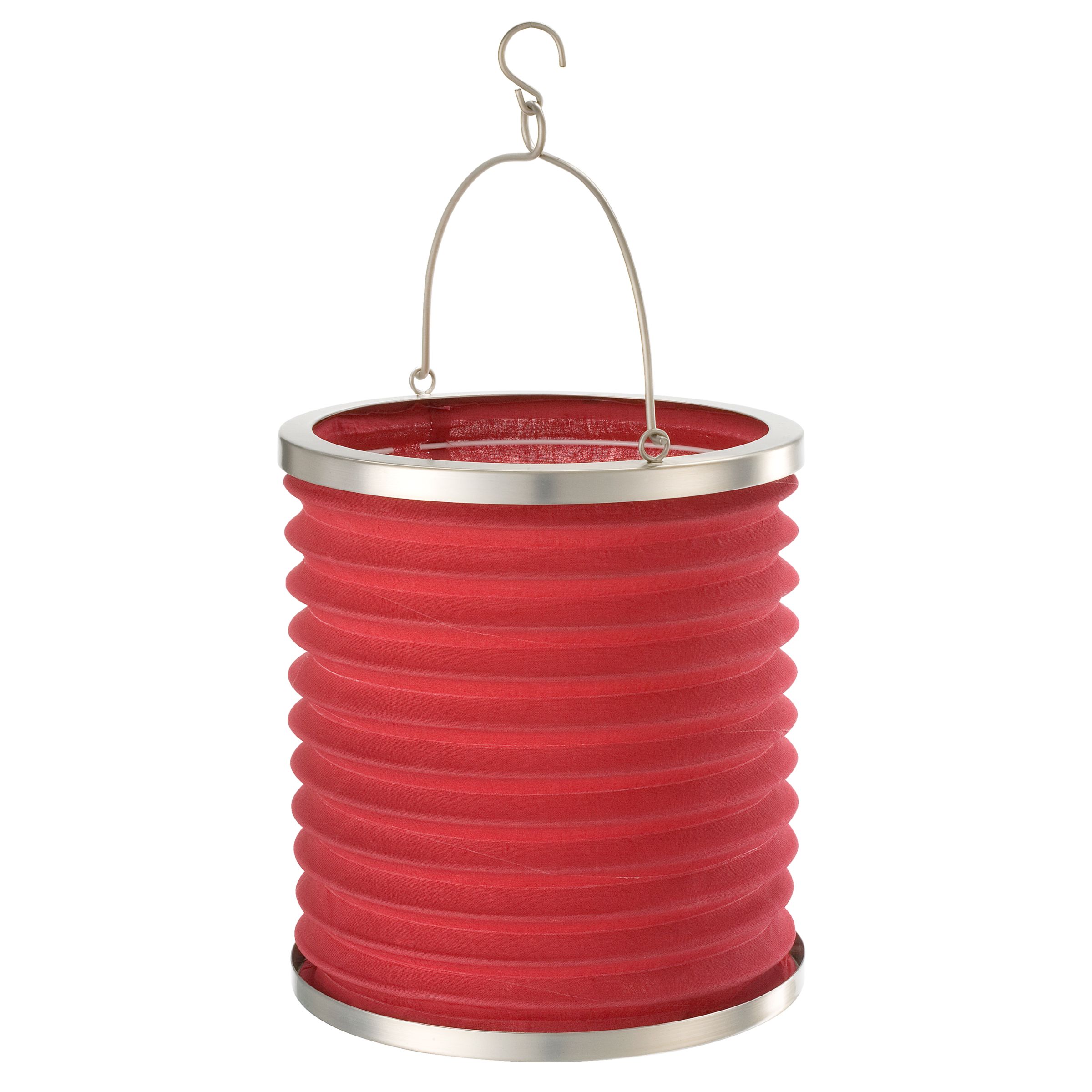 Large Fabric Garden Lantern, Cherry