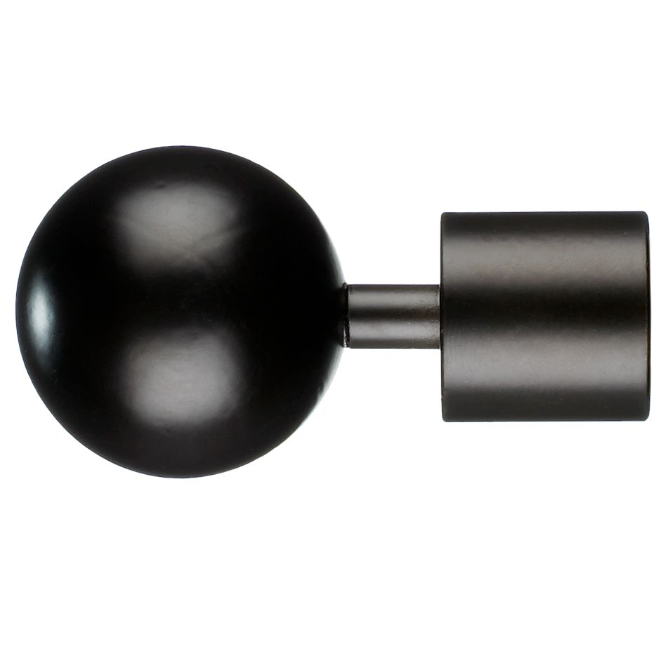 John Lewis Waxed Steel Ball Finial, 19mm