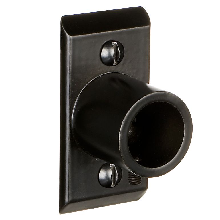 John Lewis Waxed Steel Recess Bracket, 19mm