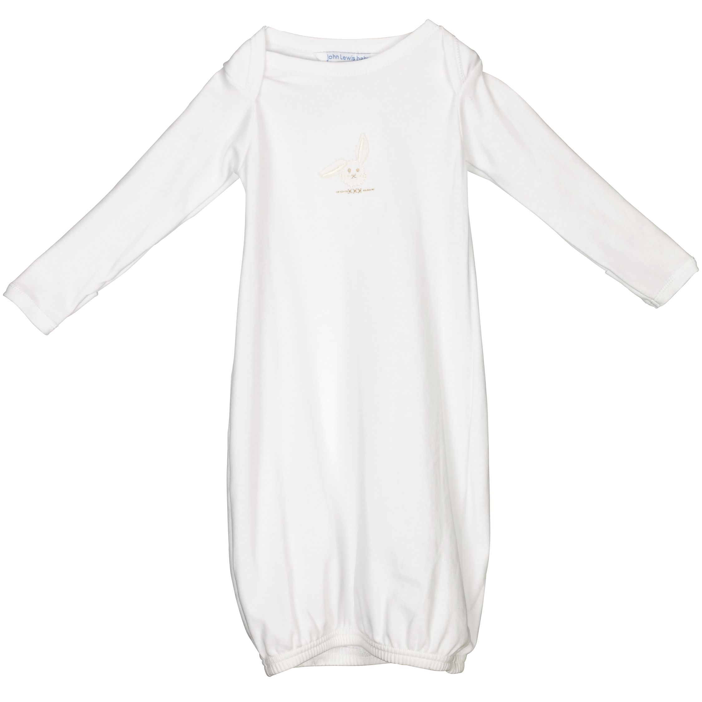 John Lewis Baby Bunny Bundler White One Size