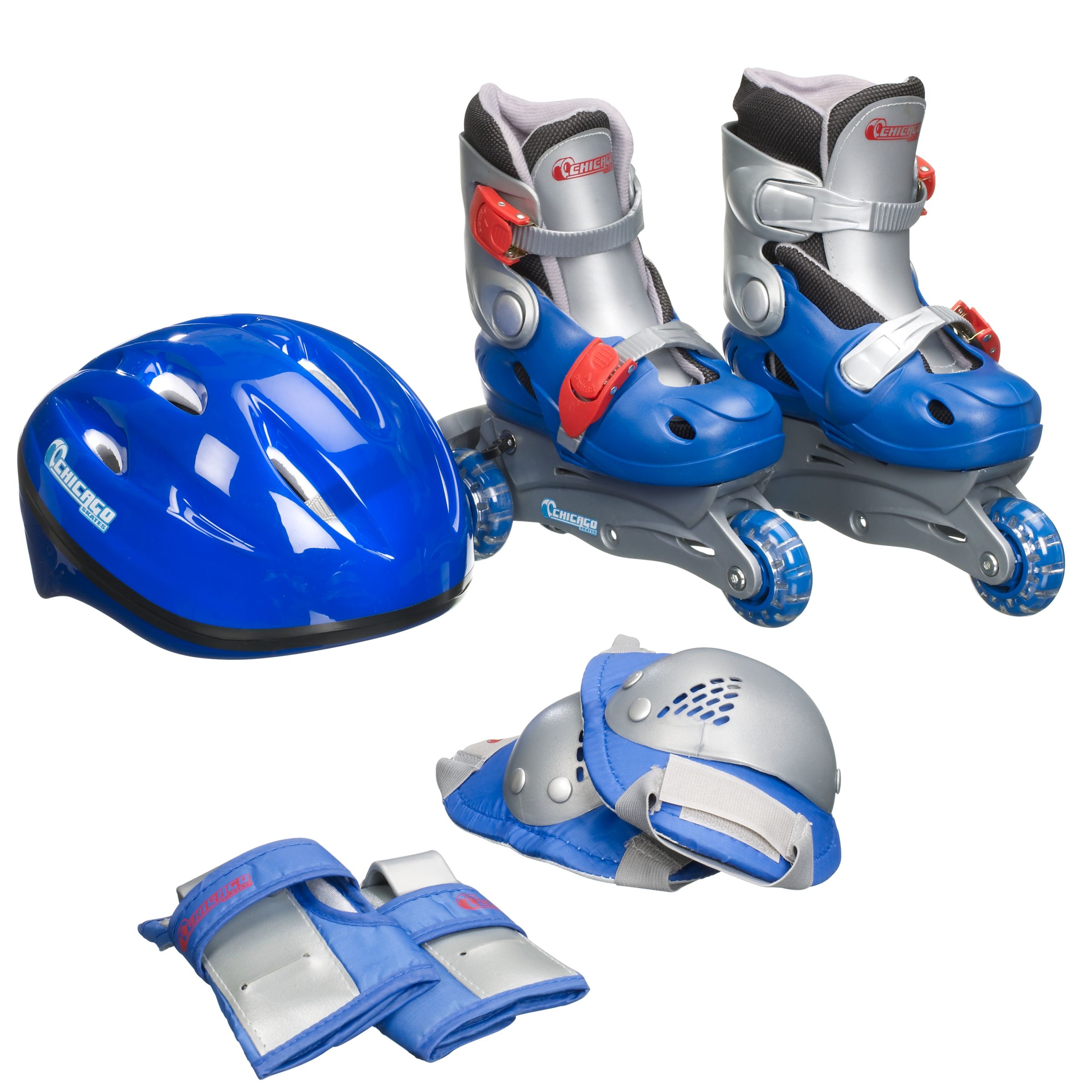 Inline Skate Set Blue