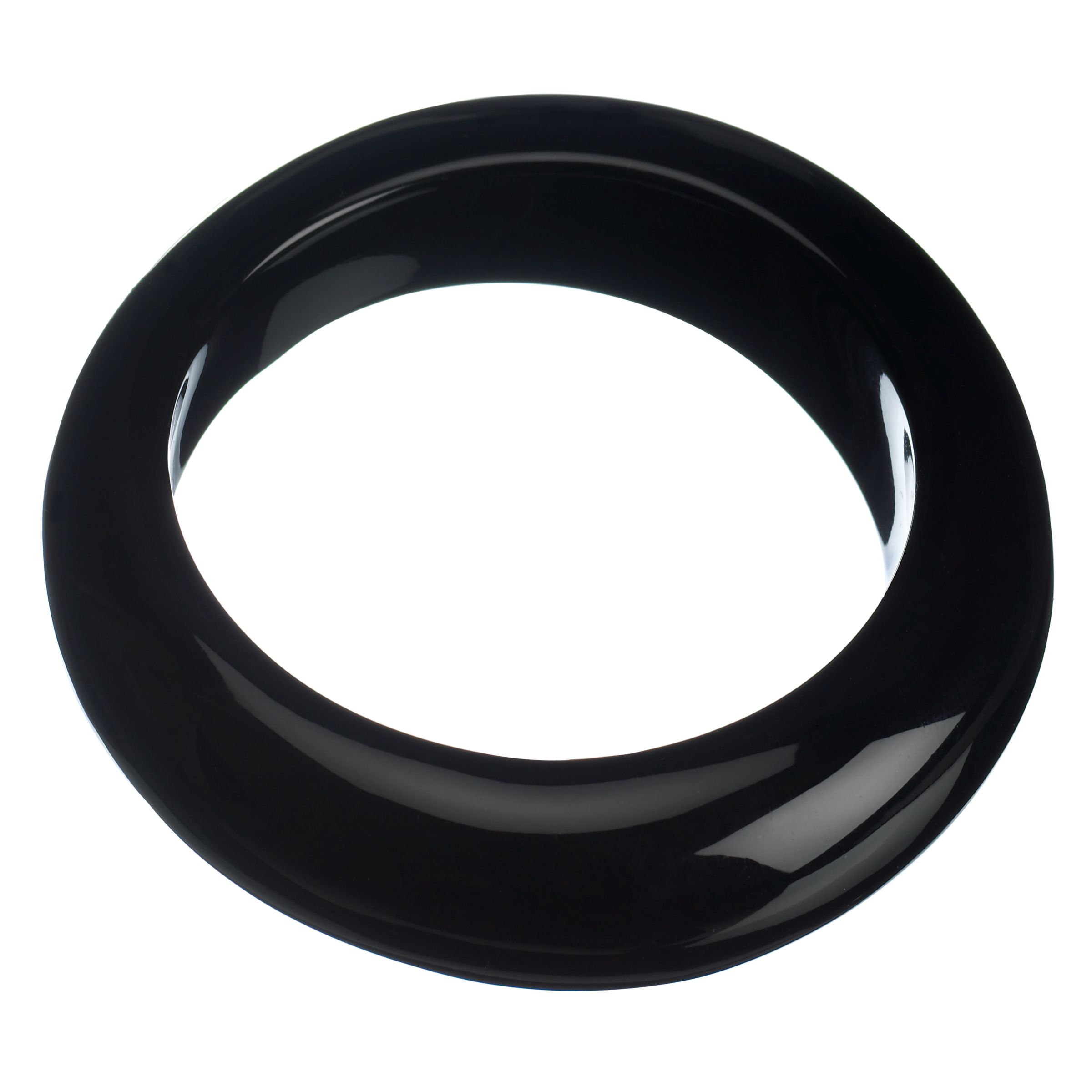 Black Resin Bangle £65