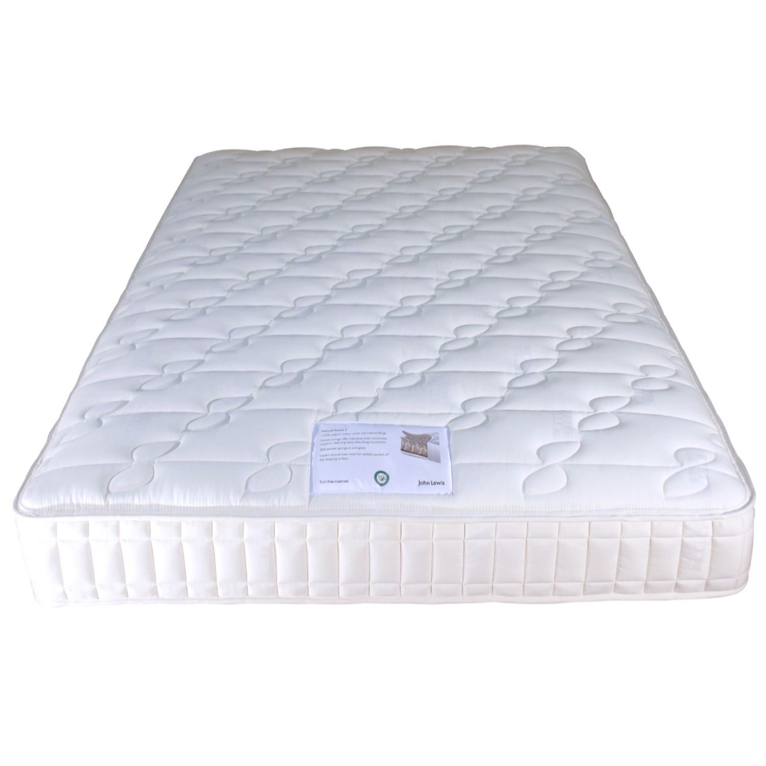 John Lewis Natural Pocket 2 Mattress Single