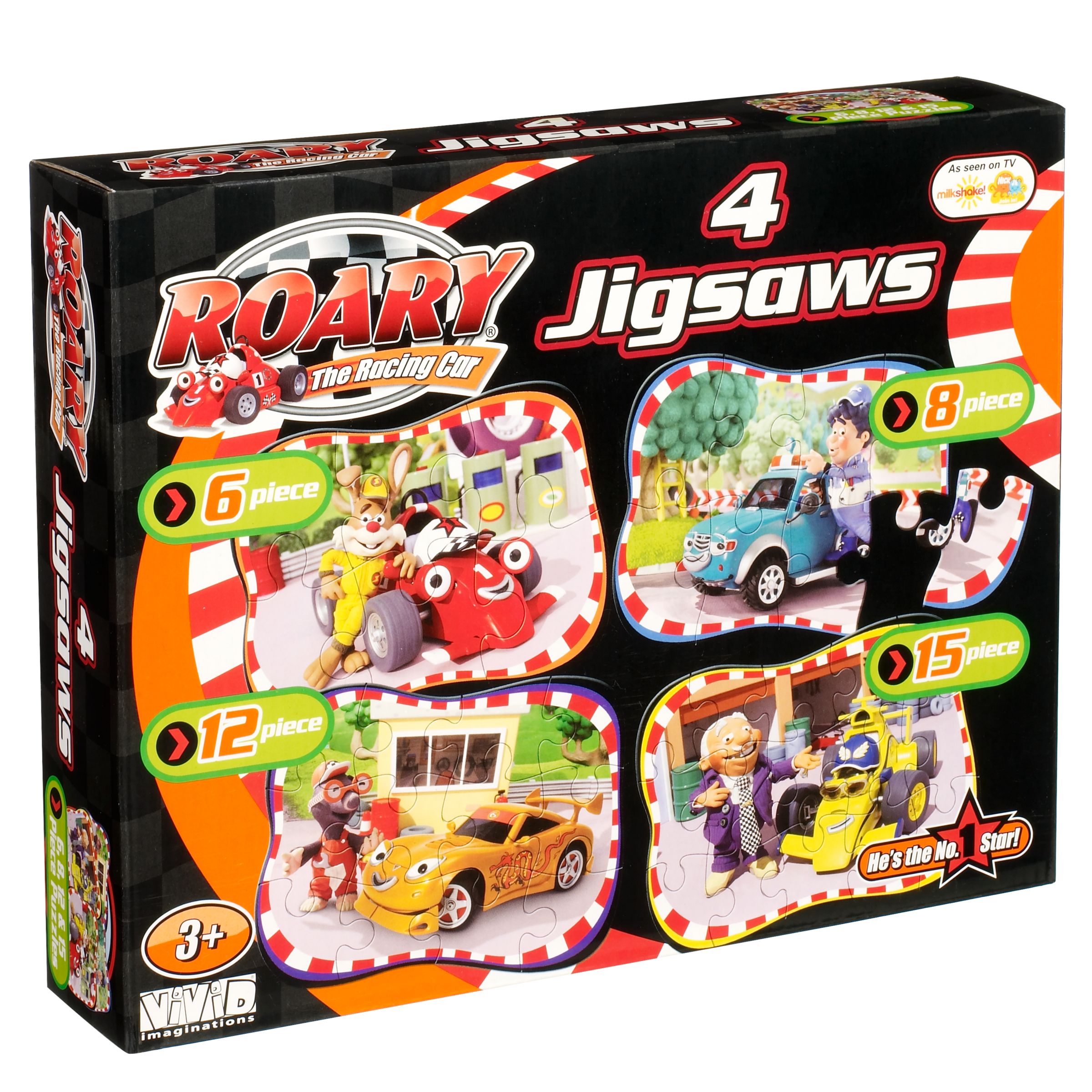 Roary 4 In A Box Puzzle Games
