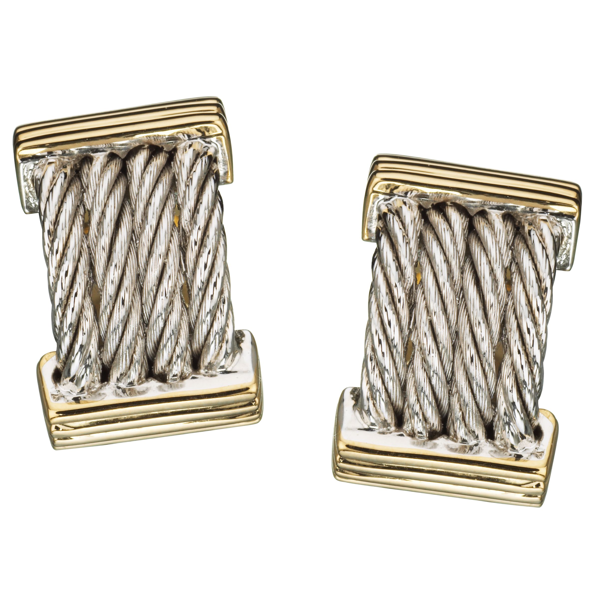 Finesse Steel Rope Clip-On Earrings