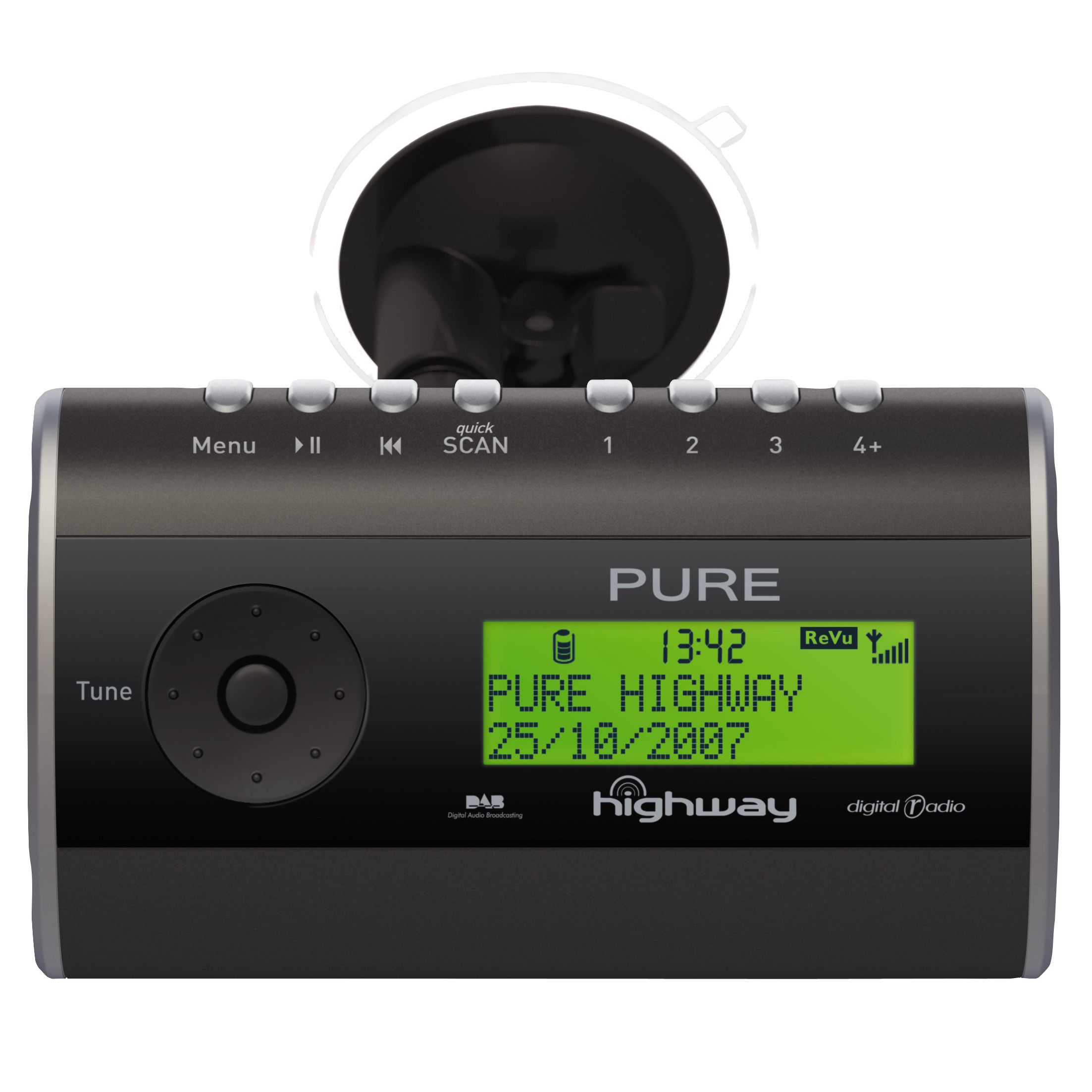 PURE Highway In-Car DAB Digital Radio with FM Transmitter PURE Highway In-Car DAB Digital Radio with FM Transmitter