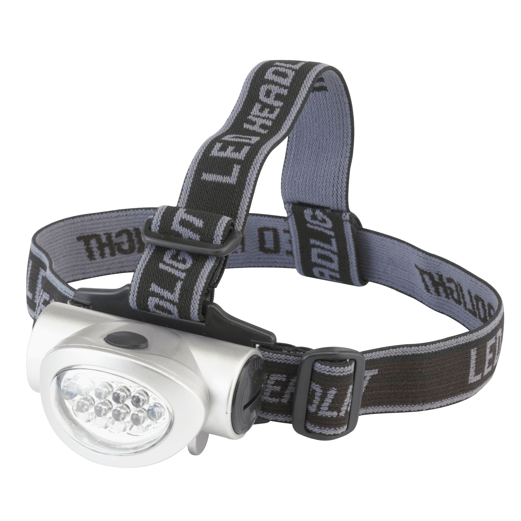 Gelert 8 + 2 LED Headlight Torch