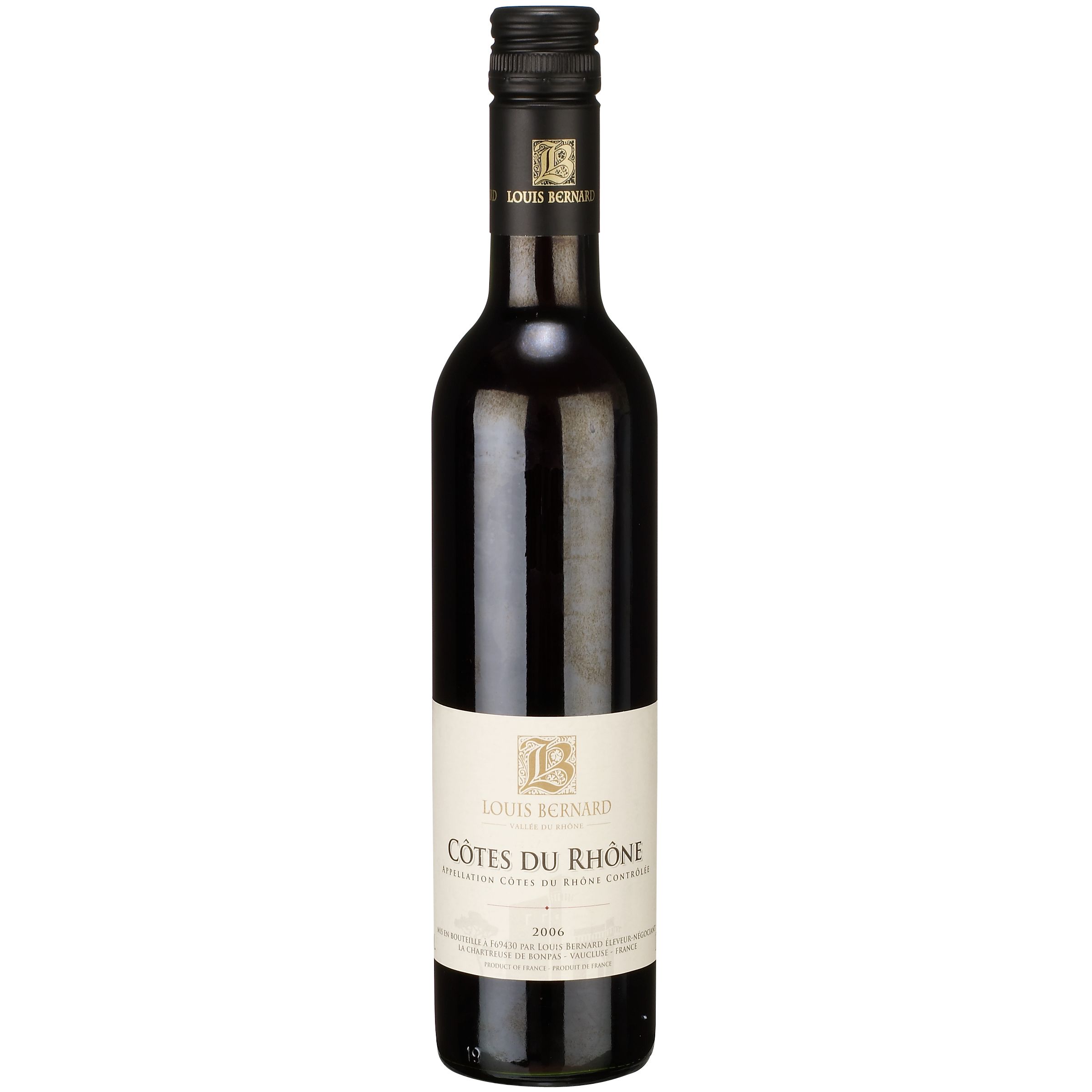 Louis Bernard 2008 Côtes du Rhône, France, 50cl