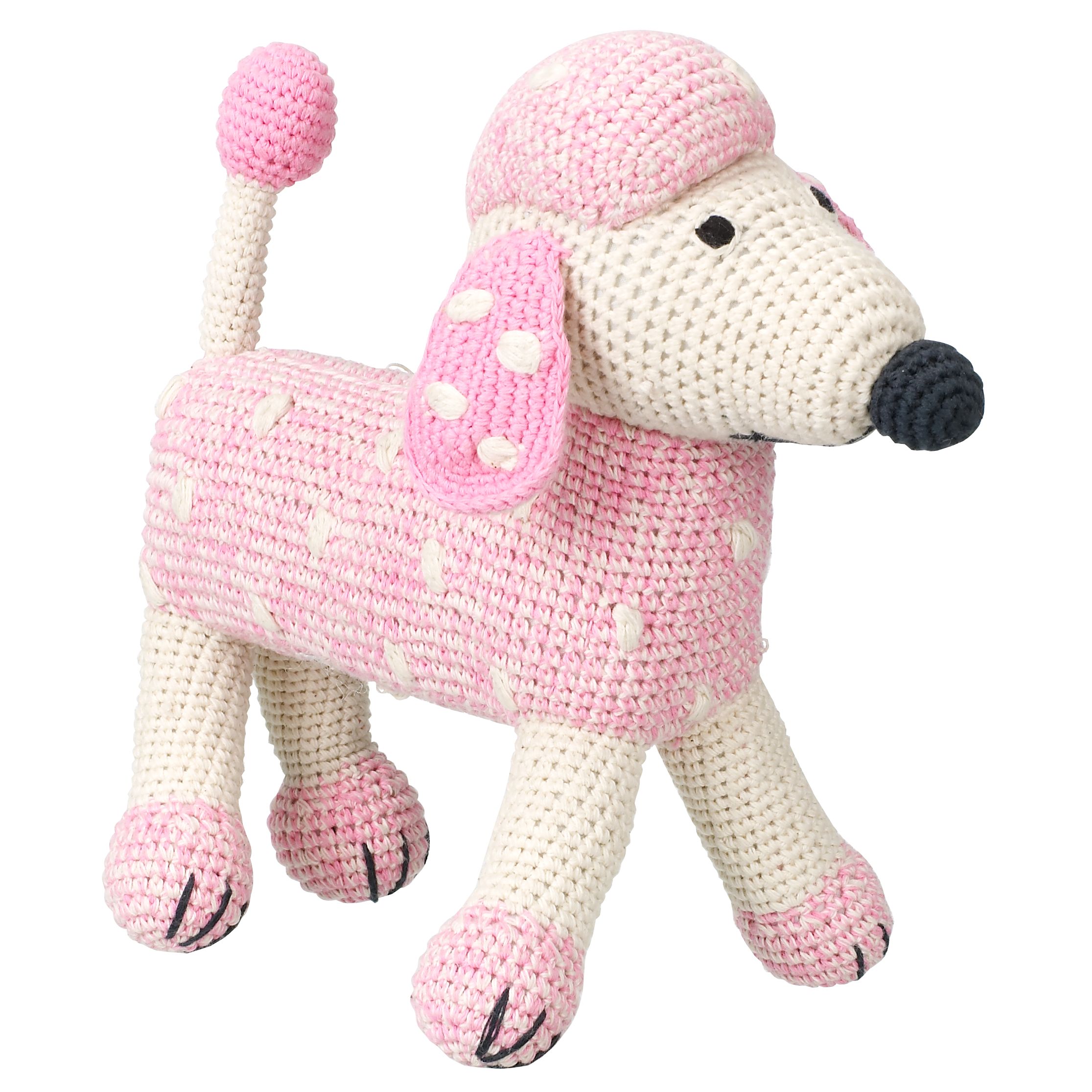 Anne Claire Petit Knitted Poodle Pink