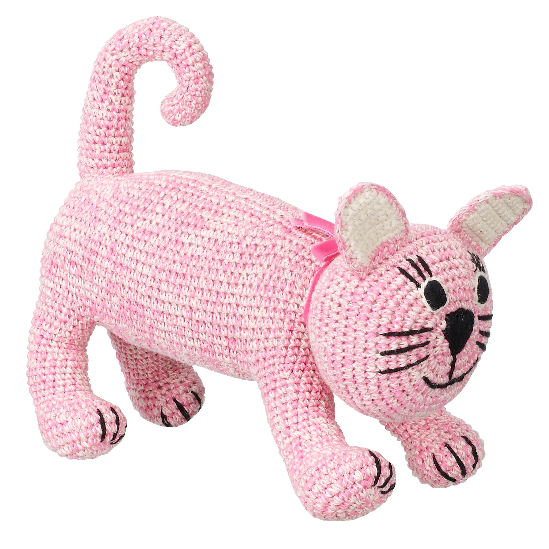 Anne-Claire Petit Knitted Kitten, Pink