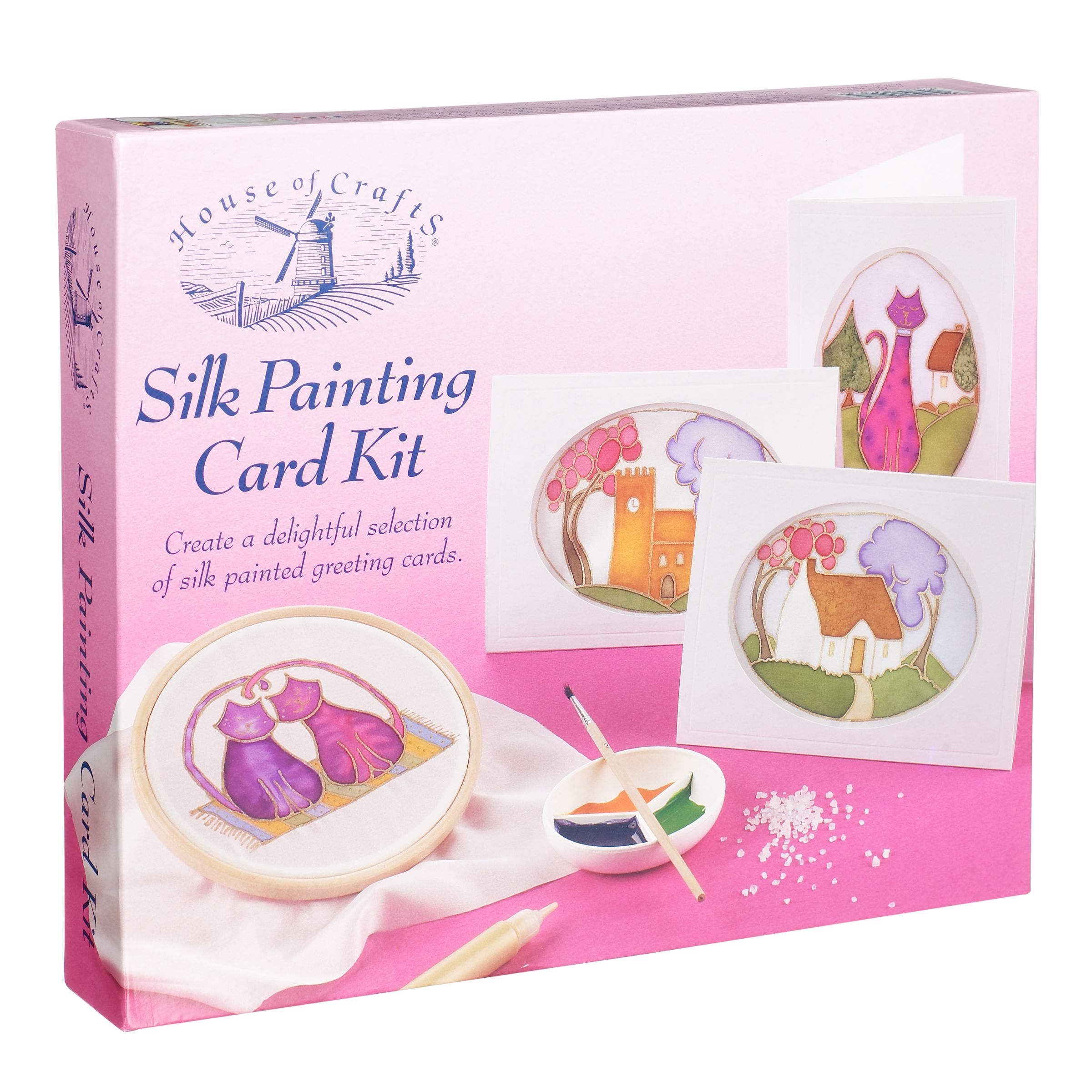 House of Crafts Silk Painting Card Kit