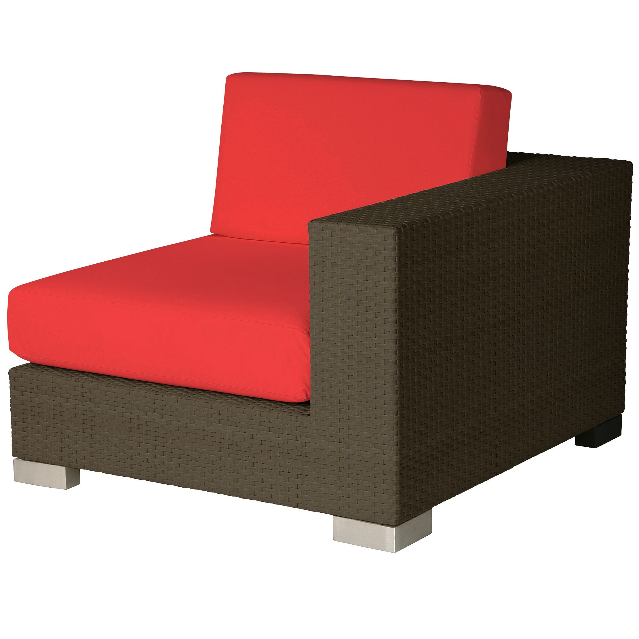 Barlow Tyrie Arizona Seating, Left End Unit, Paris Red