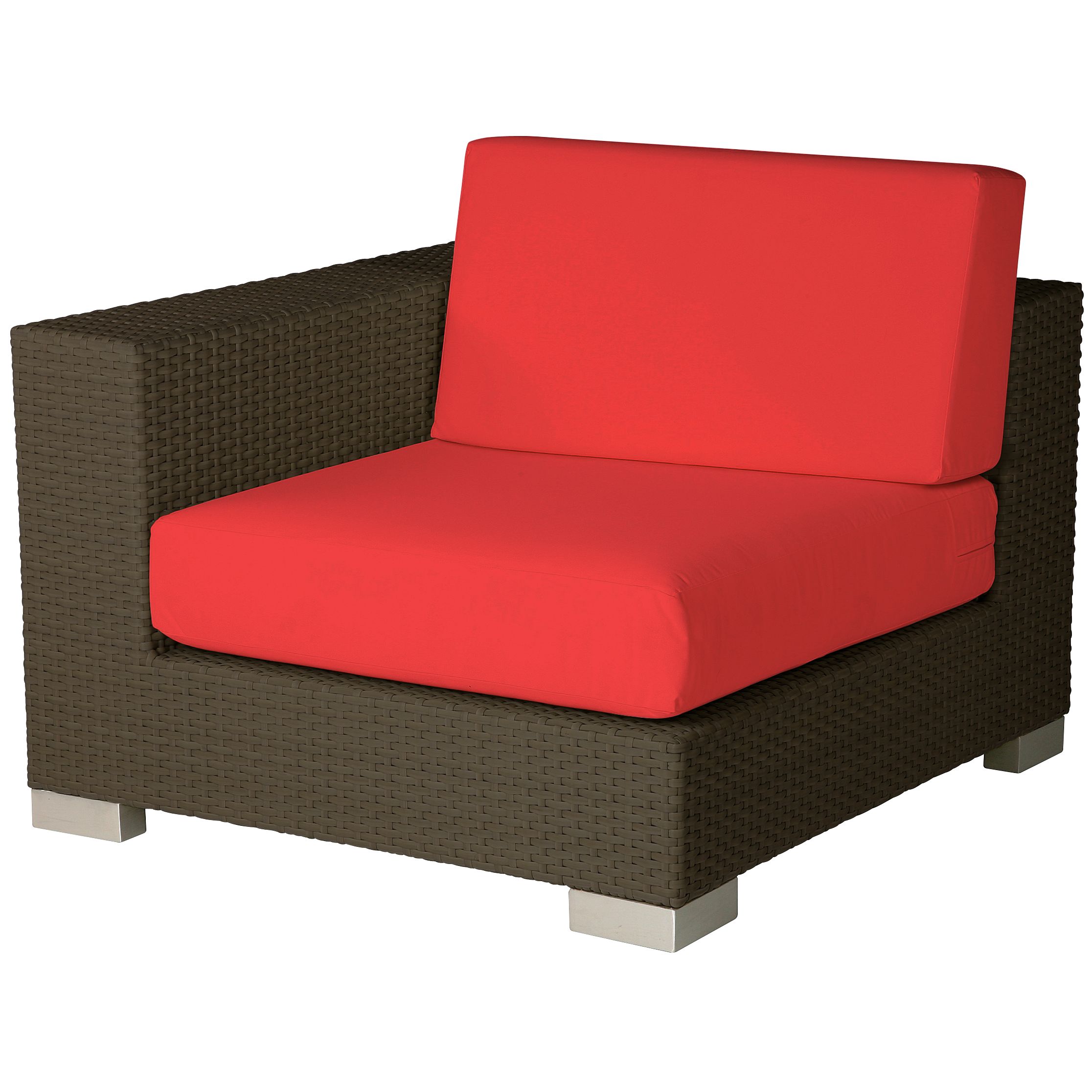 Barlow Tyrie Arizona Seating, Right End Unit, Paris Red