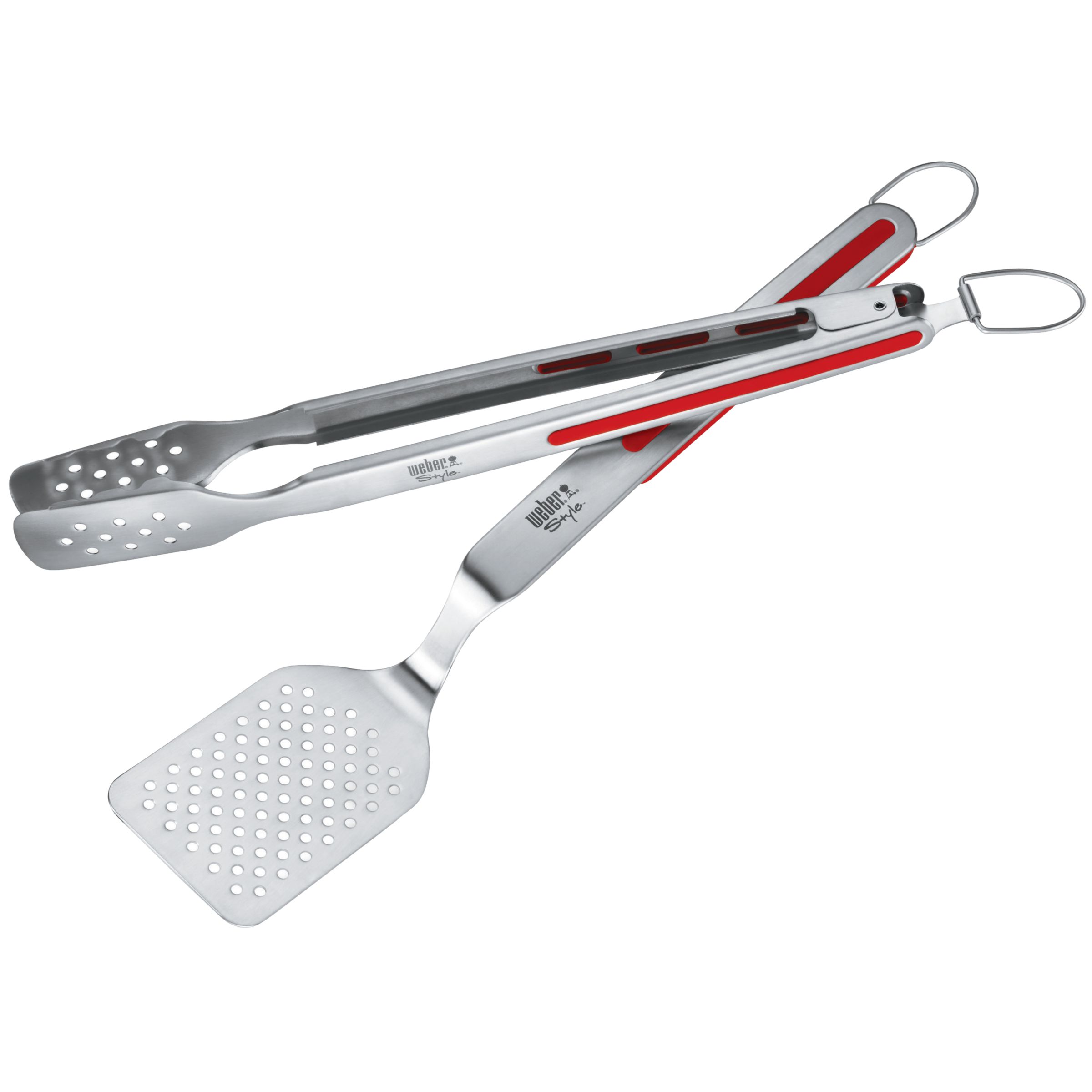 Weber Style 2-Piece Barbecue Tool Set, Red