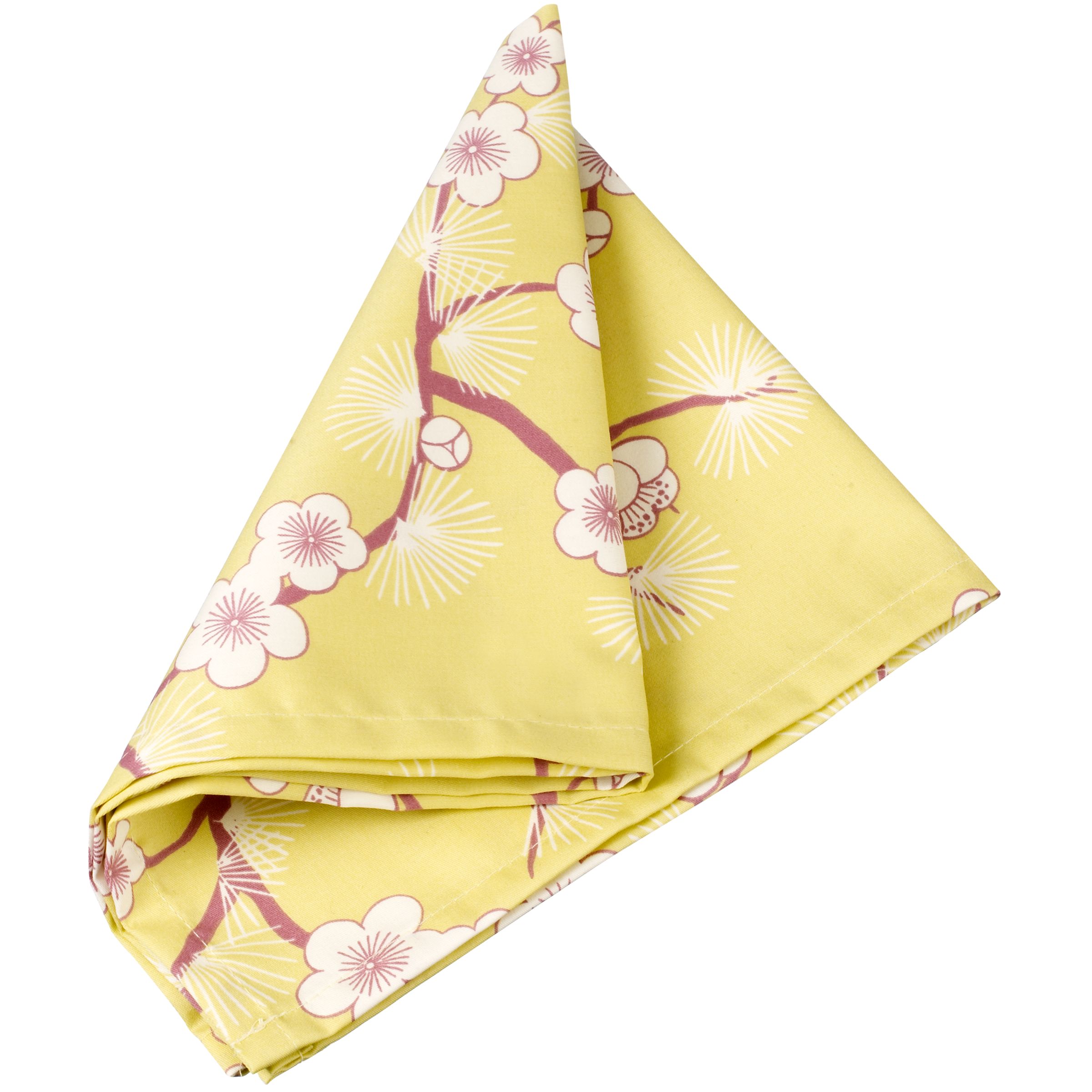 John Lewis Tea Garden Napkin, Pollen John Lewis Tea Garden Napkin, Pollen