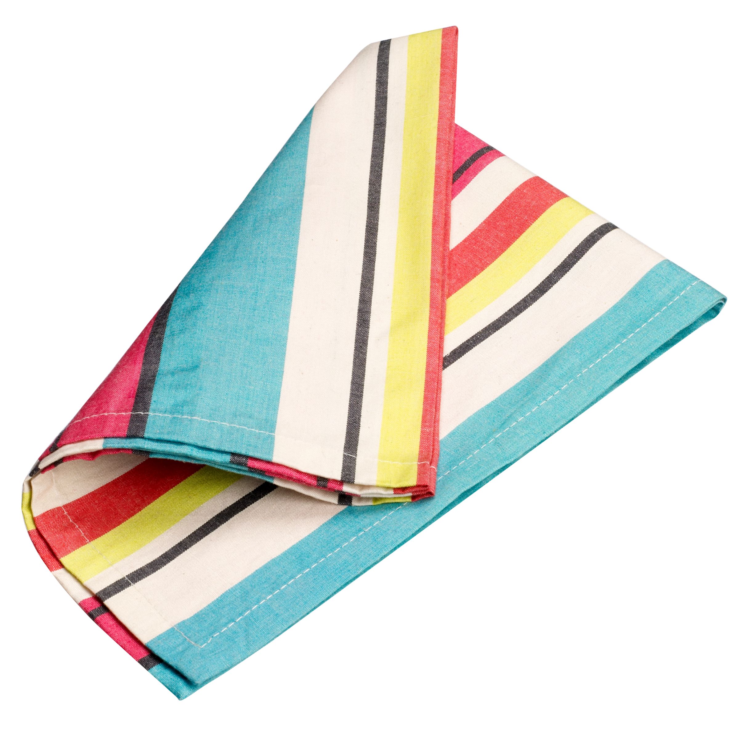 John Lewis Summer Stripe Napkin, Multi