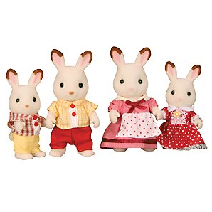 Sylvanian Families Chocolate Rabbit Family