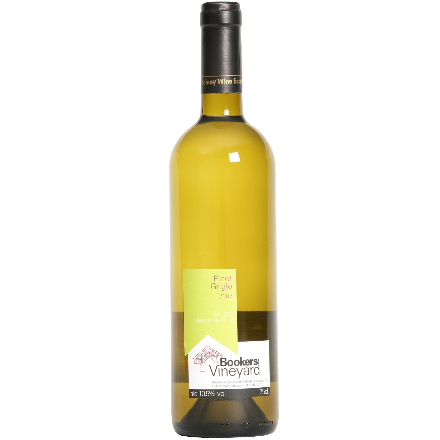Bookers Vineyard Pinot Gris 2007 West Sussex, England