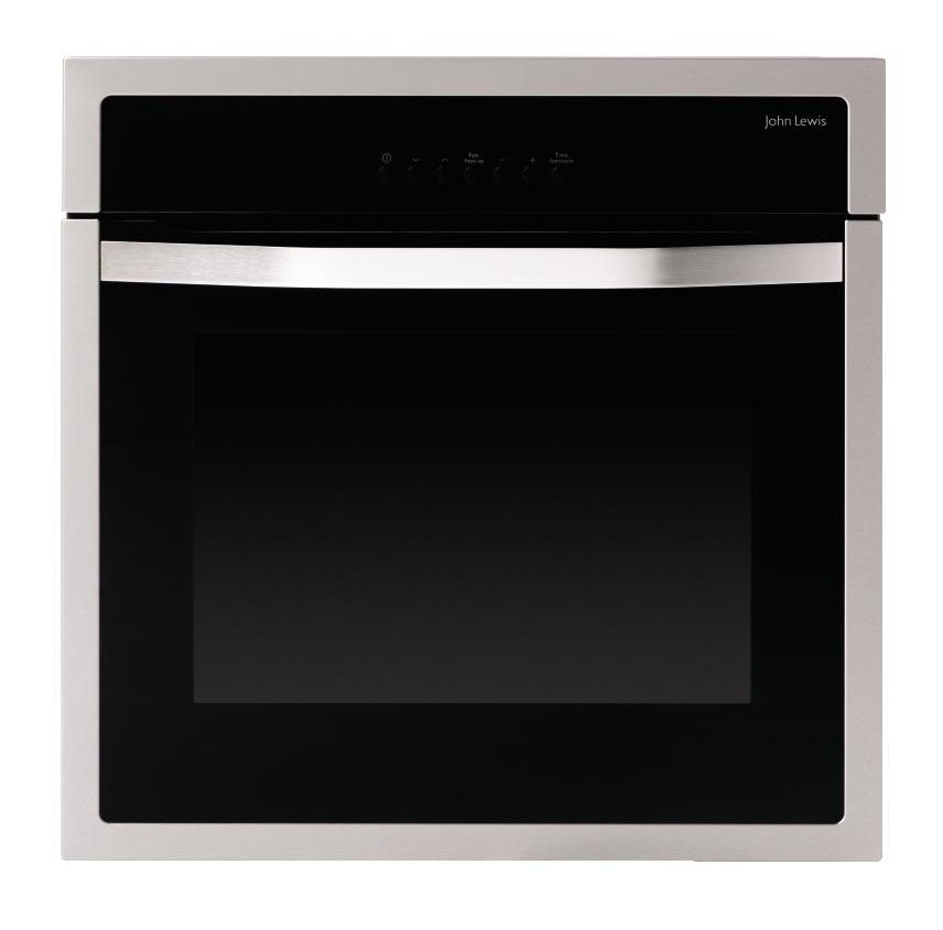 John Lewis JLBIOS609 Single Electric Oven, Stainless Steel at John Lewis