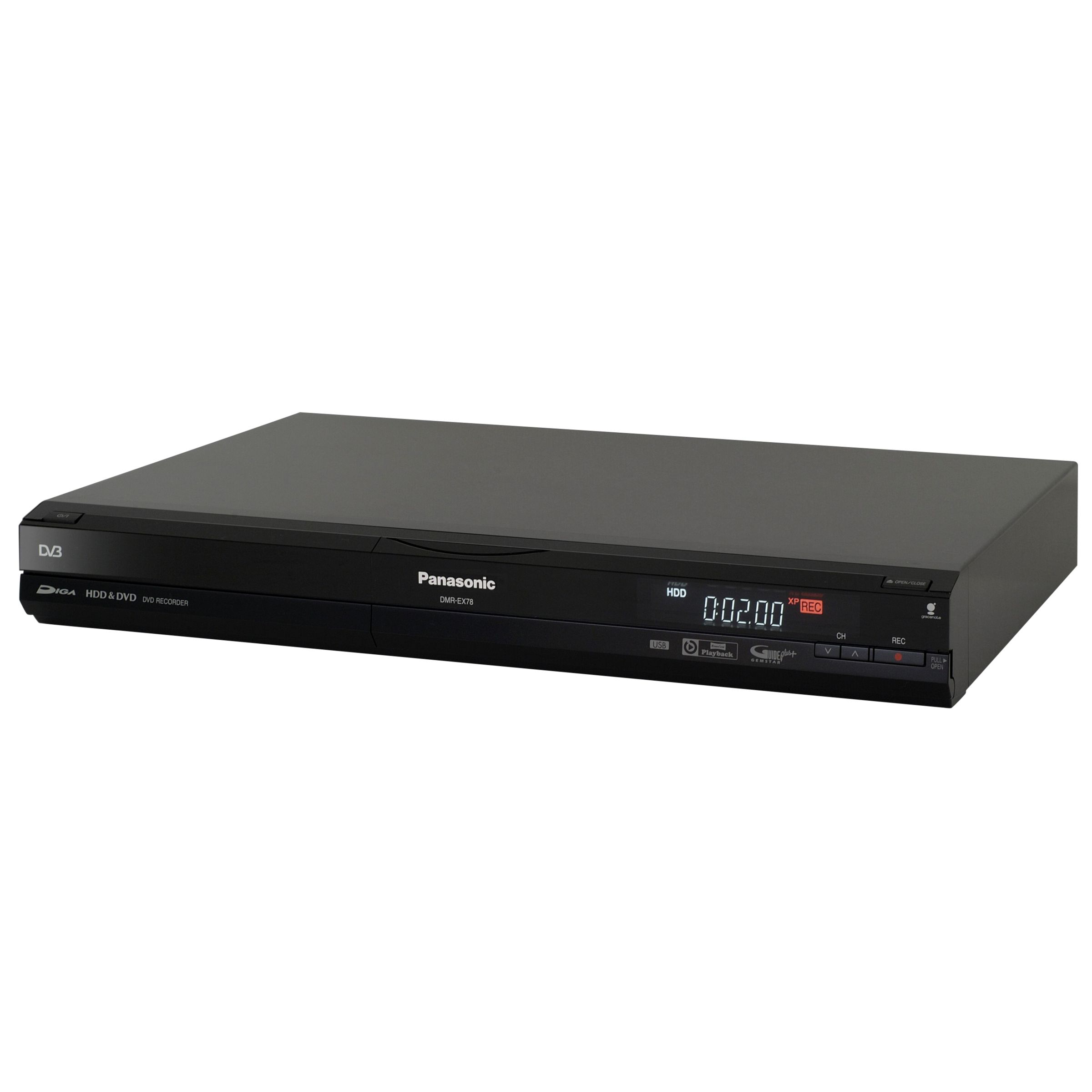 Panasonic DMREX78 DVDHDD Recorder