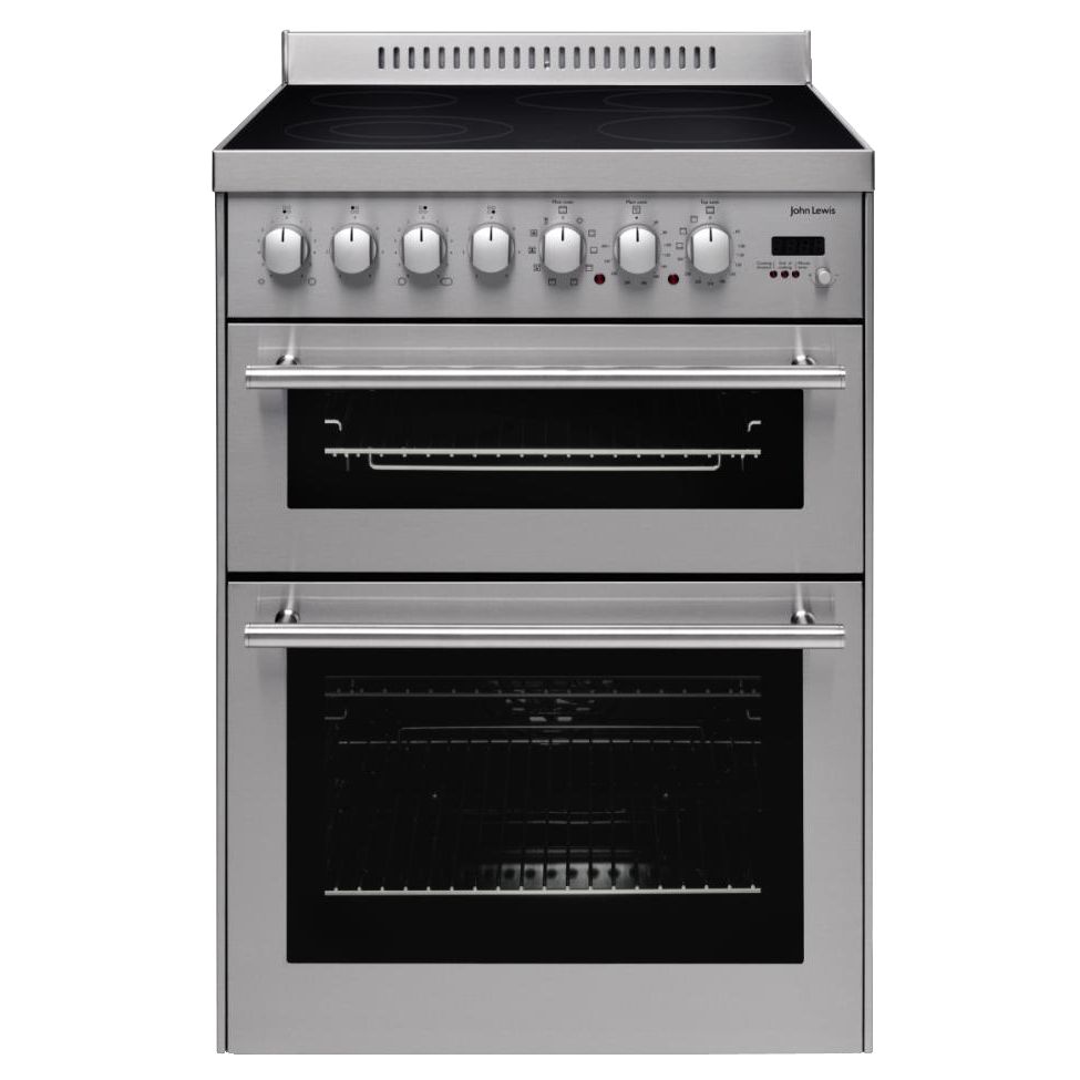 John Lewis JLFSEC602 Electric Cooker, Stainless Steel