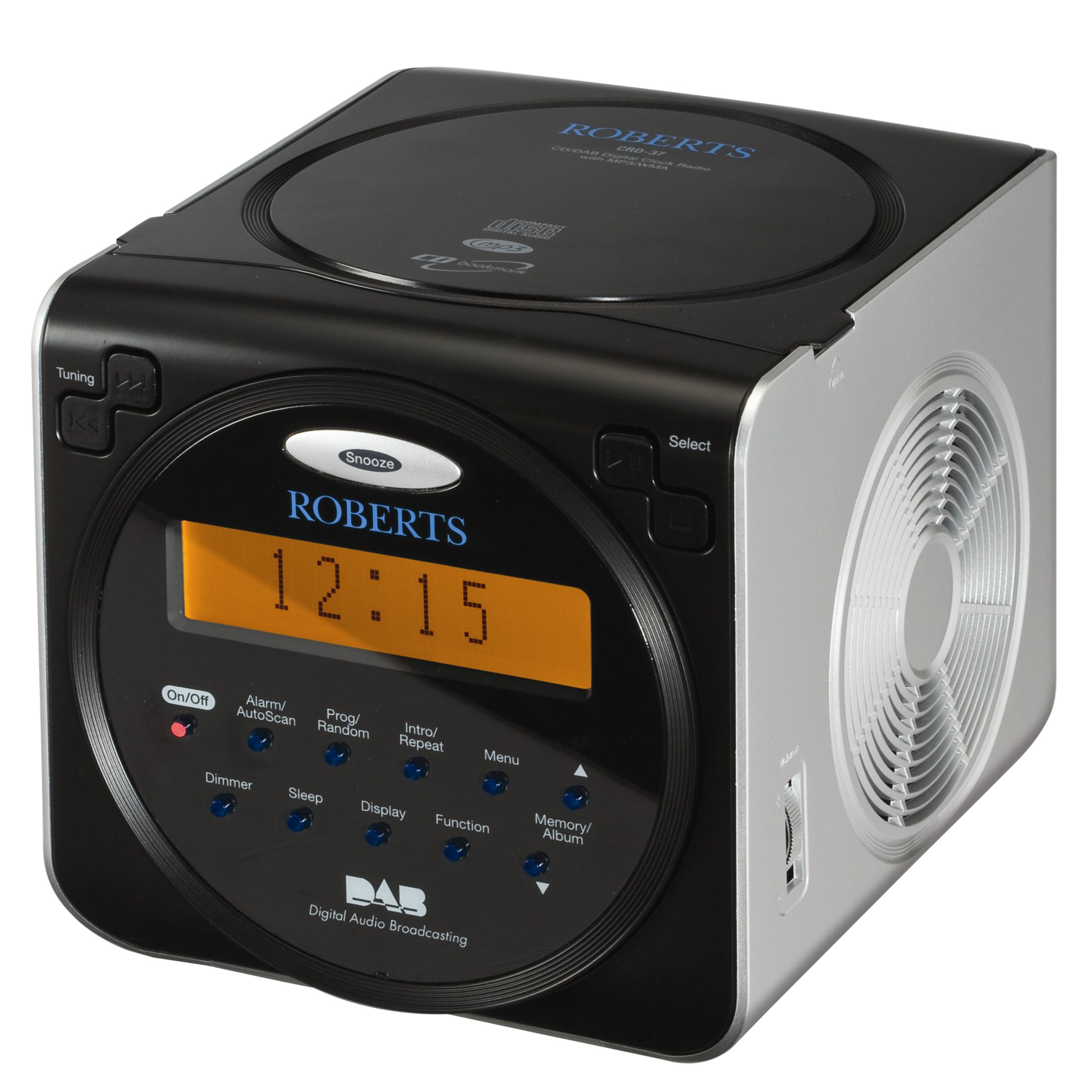 ROBERTS SOUND 37 DAB CD Clock Radio