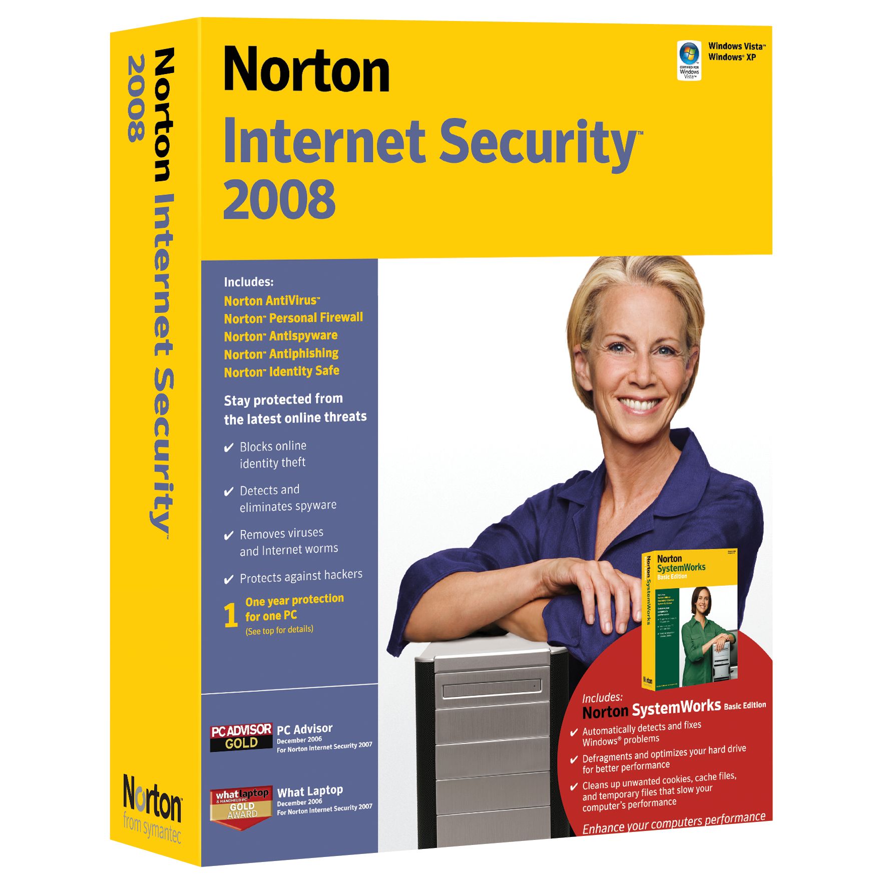 Norton Internet Security 2008 and Systemworks Internet Security for PC