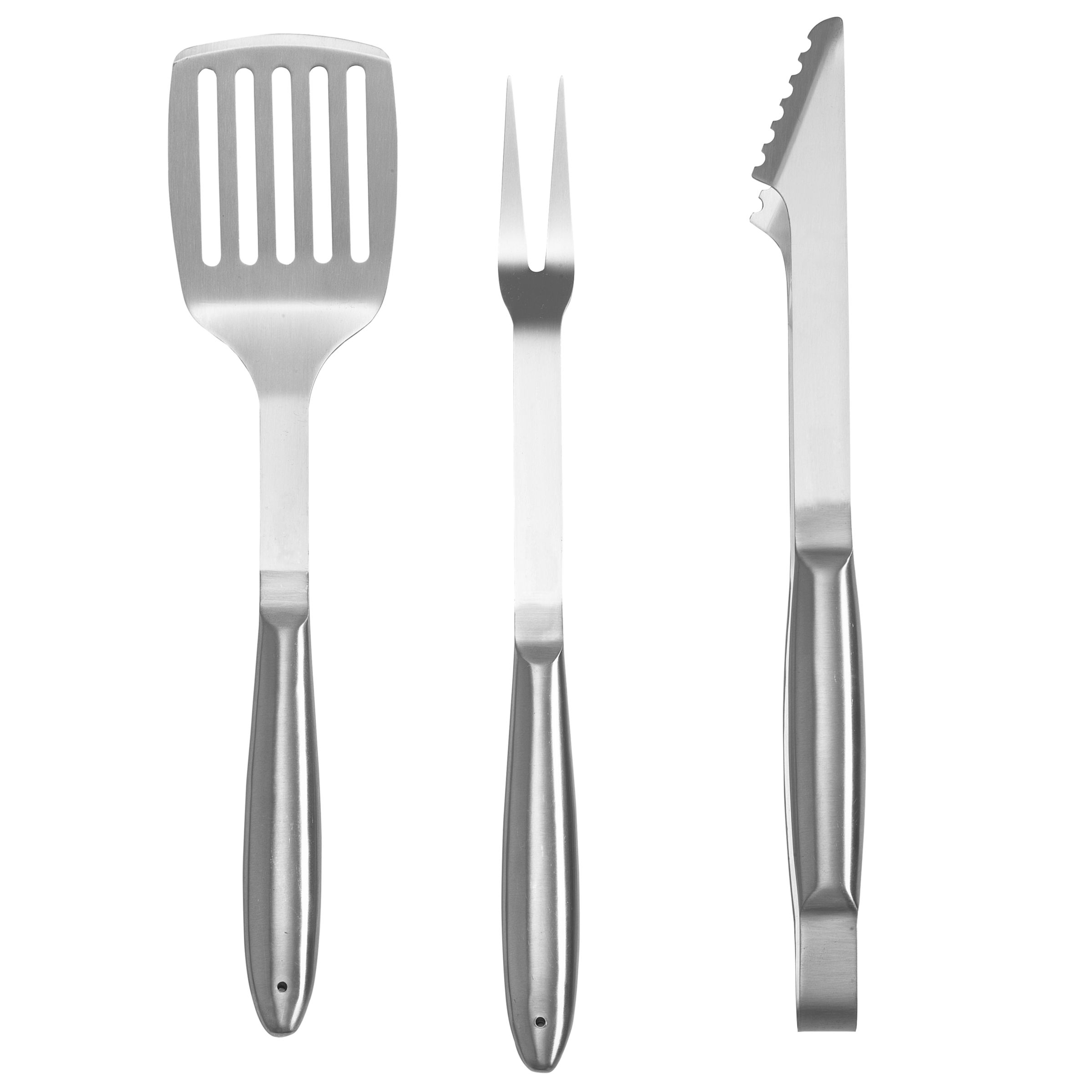 John Lewis Stainless Steel Barbecue Tool Set