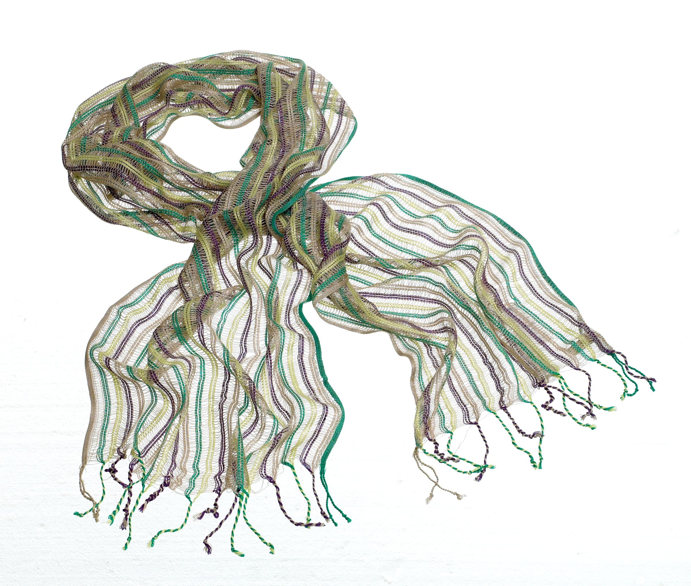 Fat Face Grain Ballina Sheer Scarf, Sea Life Colours
