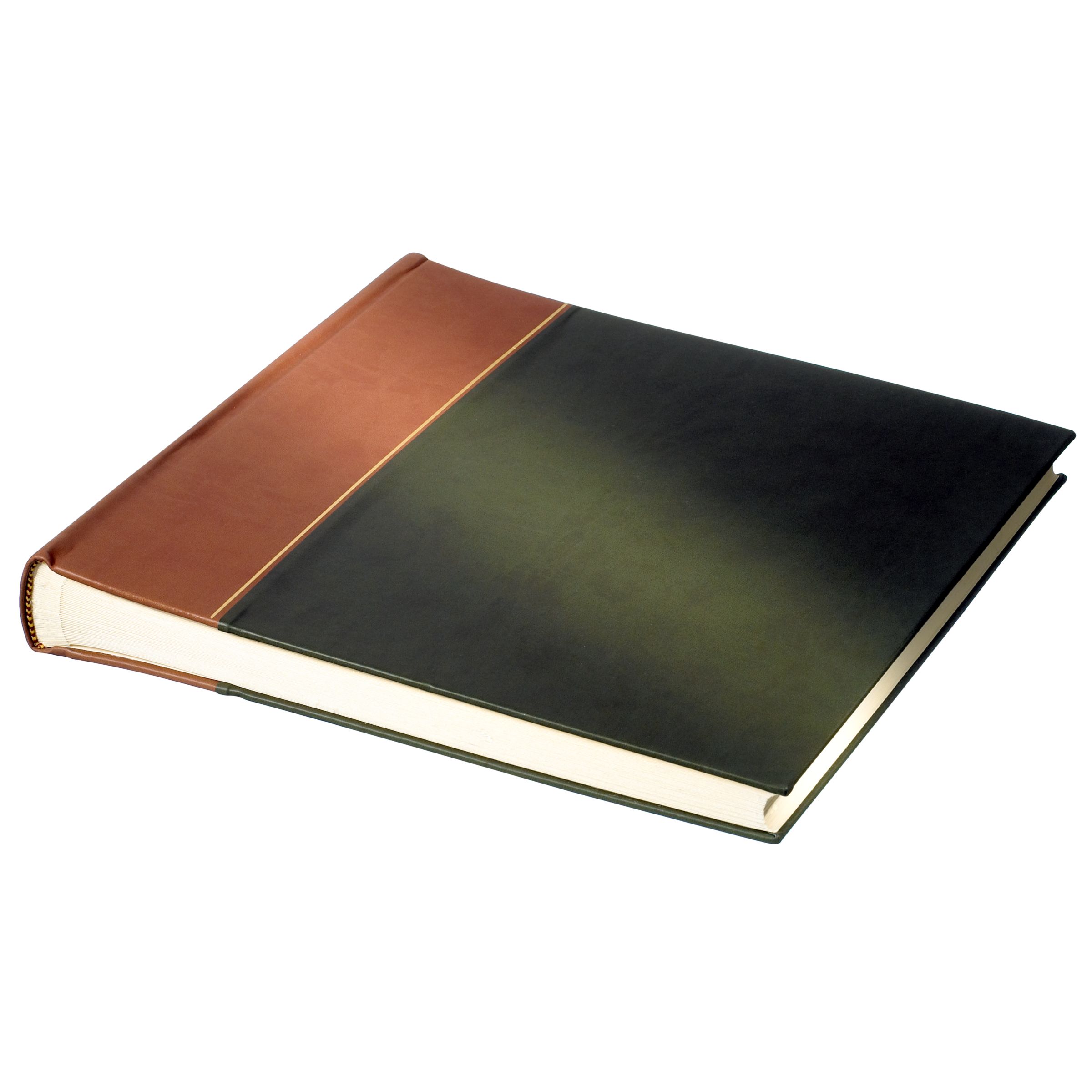 John Lewis Photograph Album Classic GreenTan H325 x W31cm