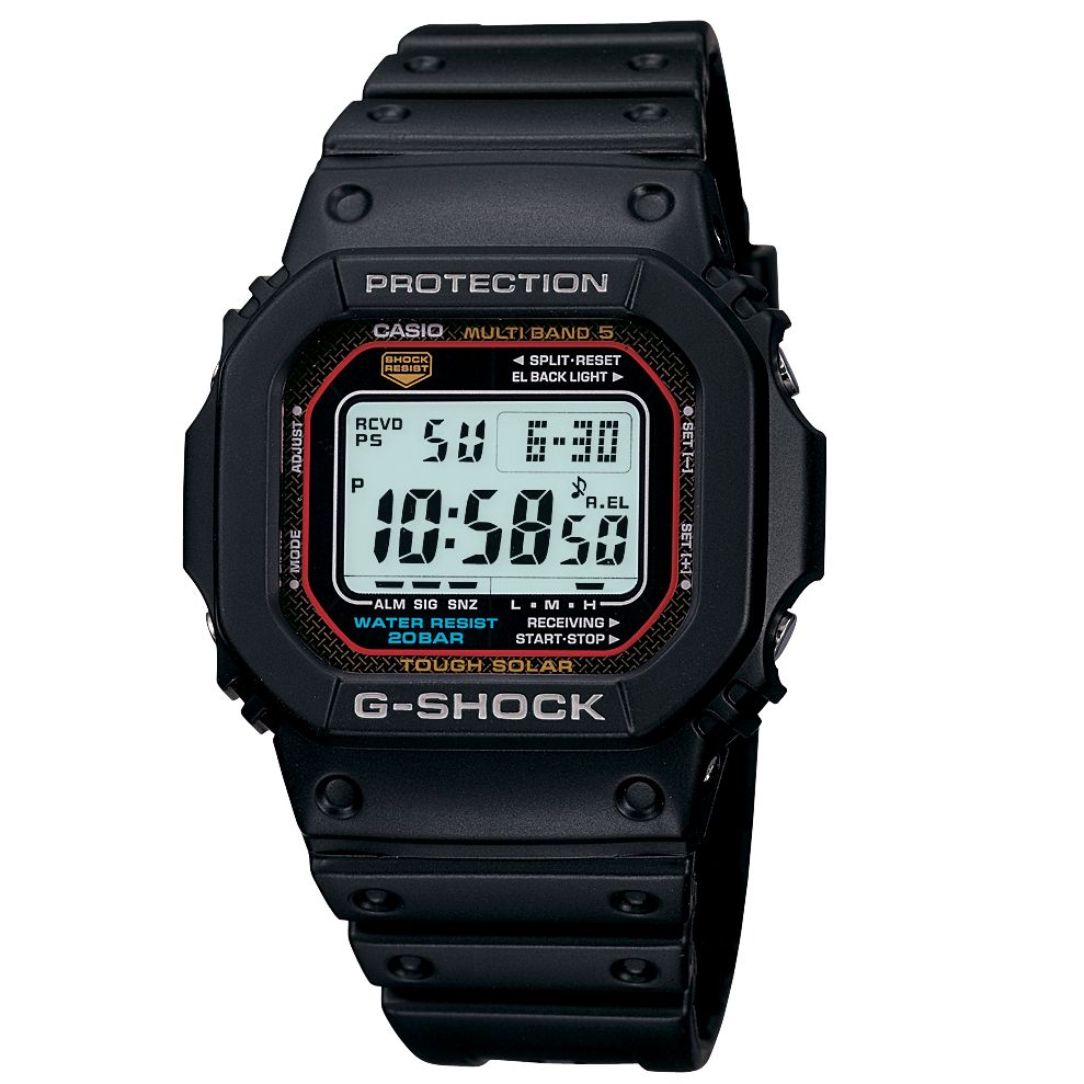 Casio GW-M5600-1ER G Shock Atomic Men's Watch, Black
