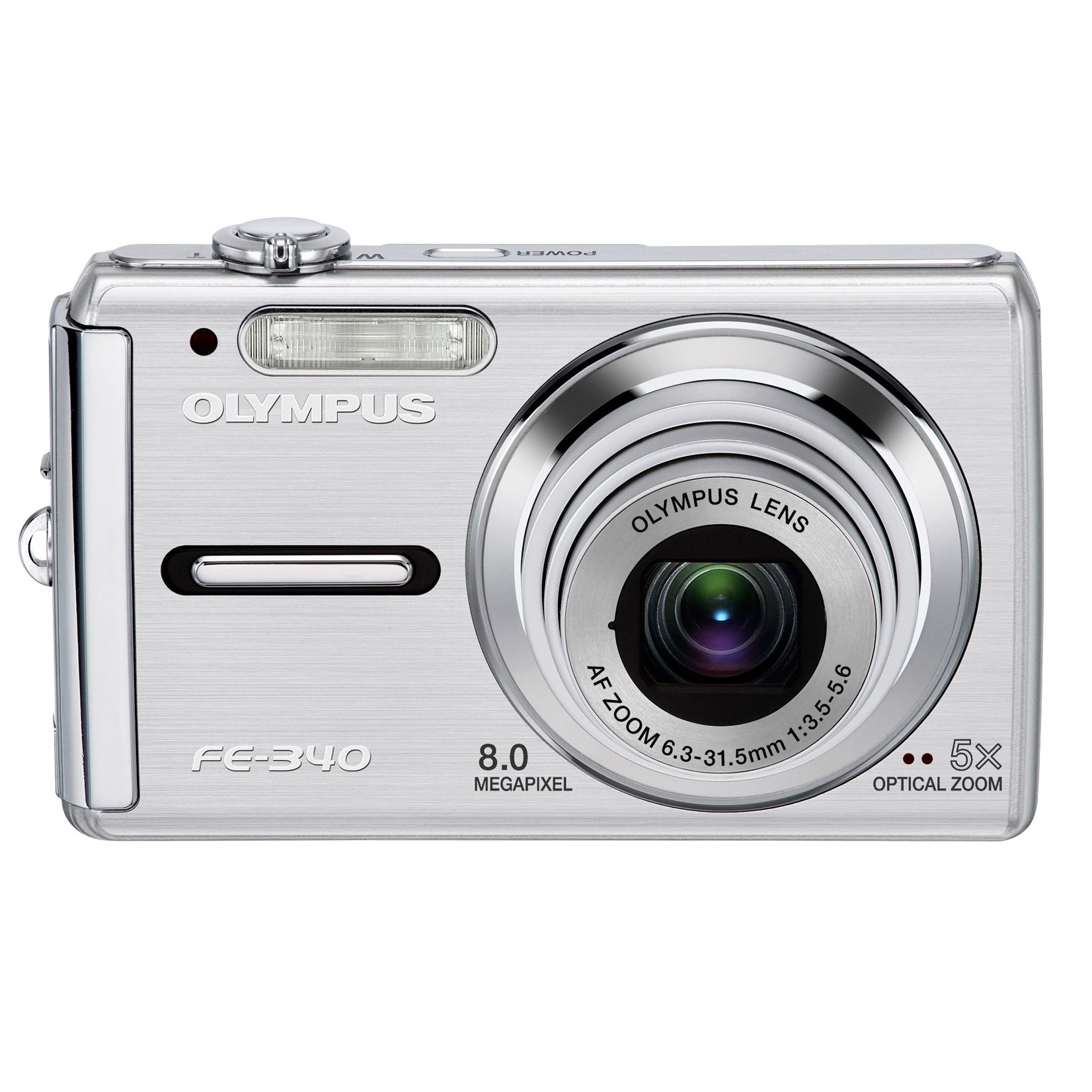 Olympus FE340 Digital Camera, Silver