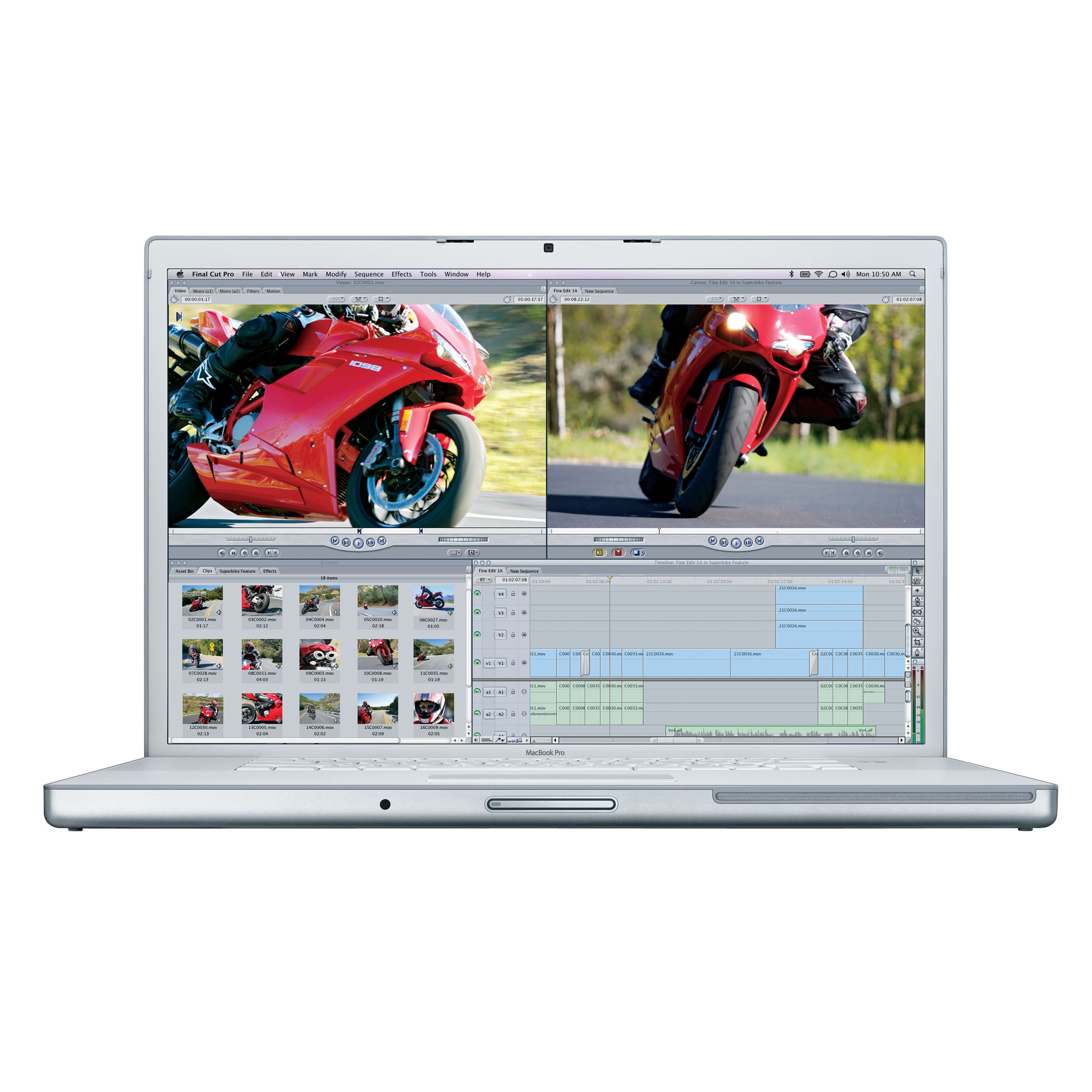 New Apple MacBook Pro MB166BA 25GHz SuperDrive with 17 Inch Display