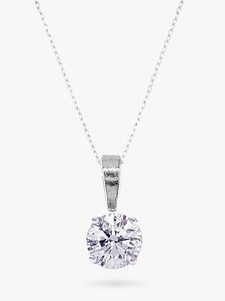 London Road 0.20 Carat Diamond Necklace at JohnLewis