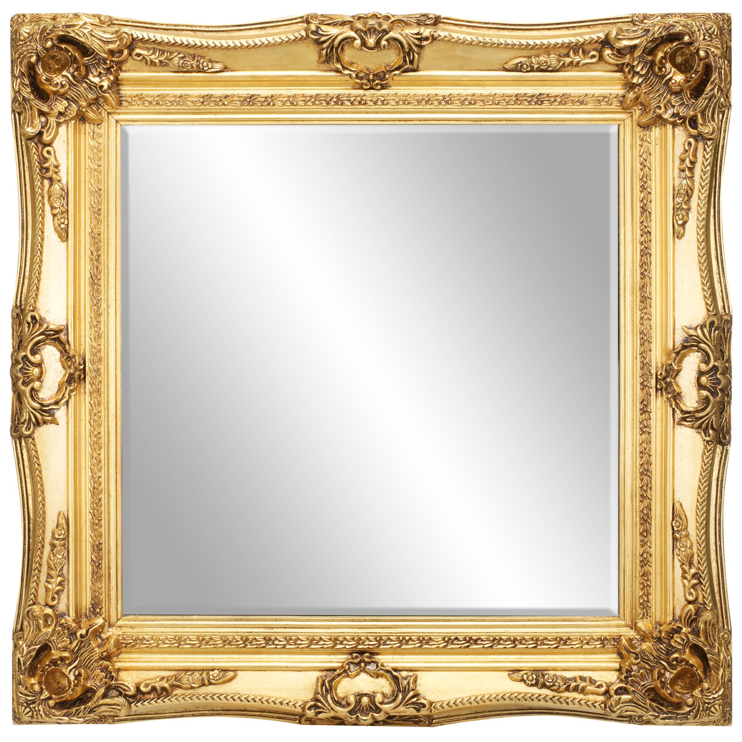 Megan Ornate Gilt Mirror 90x90cm