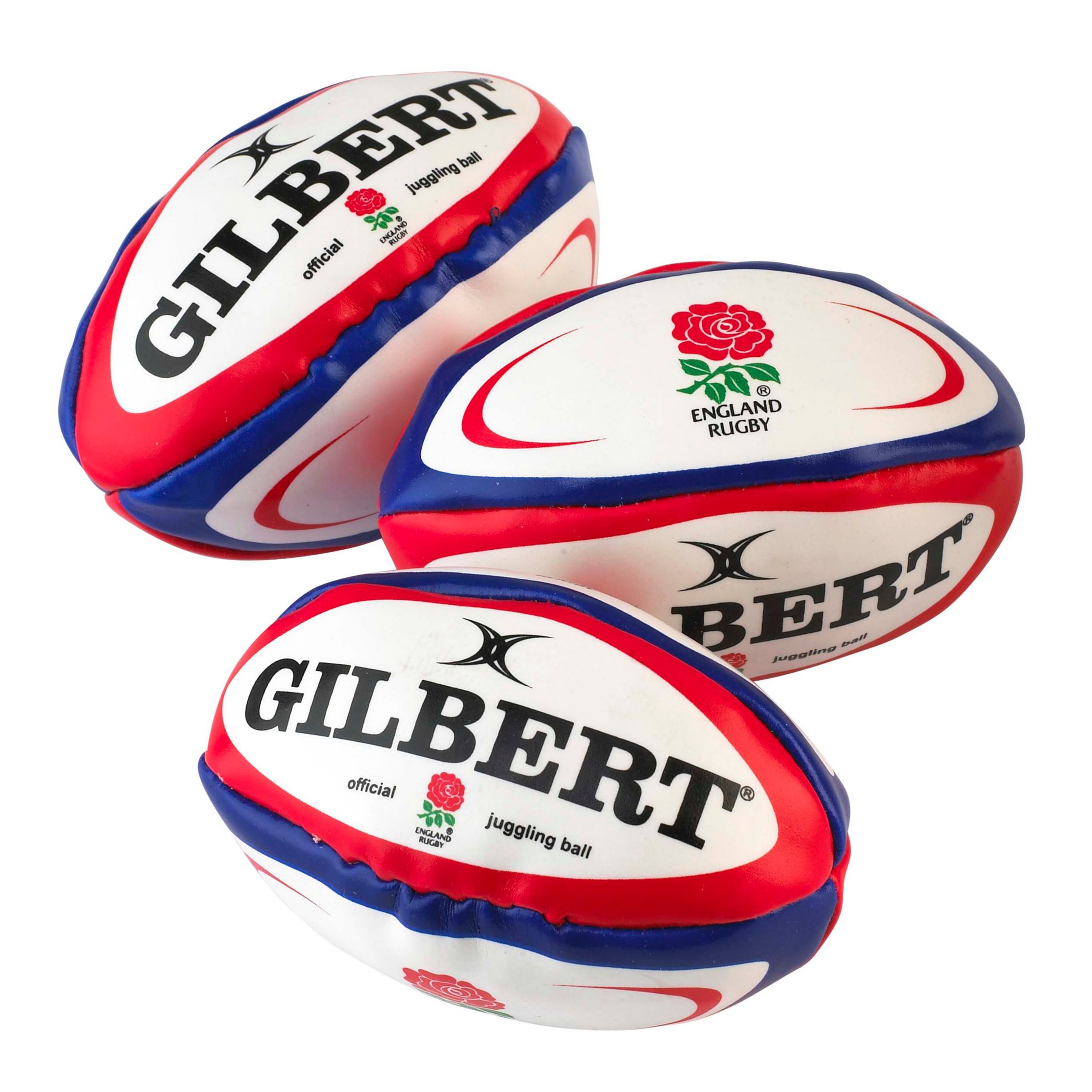 Gilbert Rugby Juggling Balls, Pack of 3