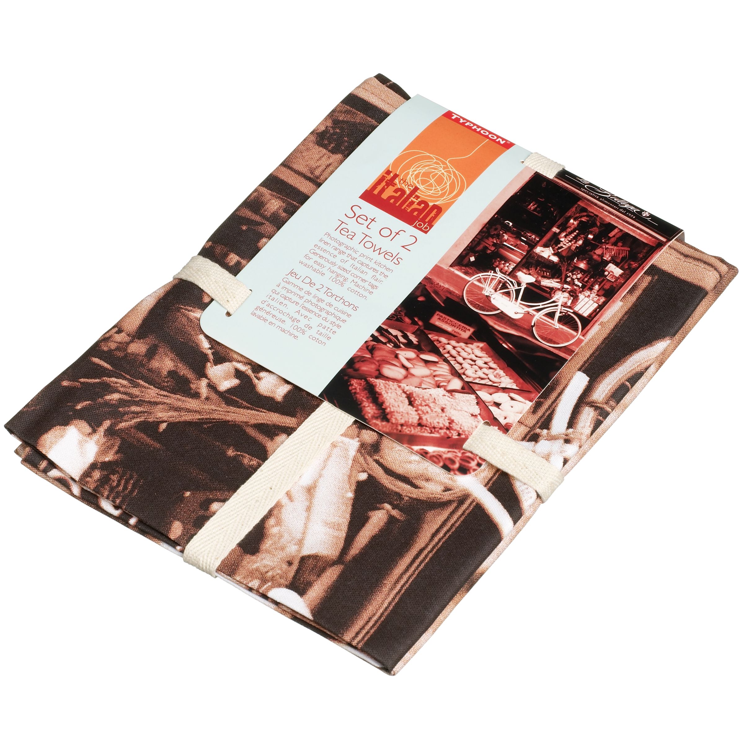 Italian Job Tea Towels, Set of 2