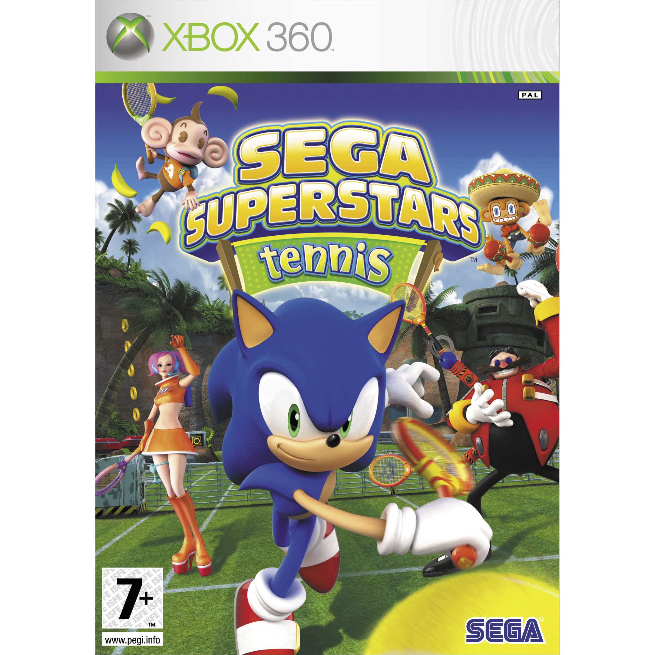 Take a trip to Planet Superstars and splay some crazy tennis! With Sega's greatest heroes, fantastical settings and a host of secrets to discover - Tennis meets mayhem with volley ball fun!