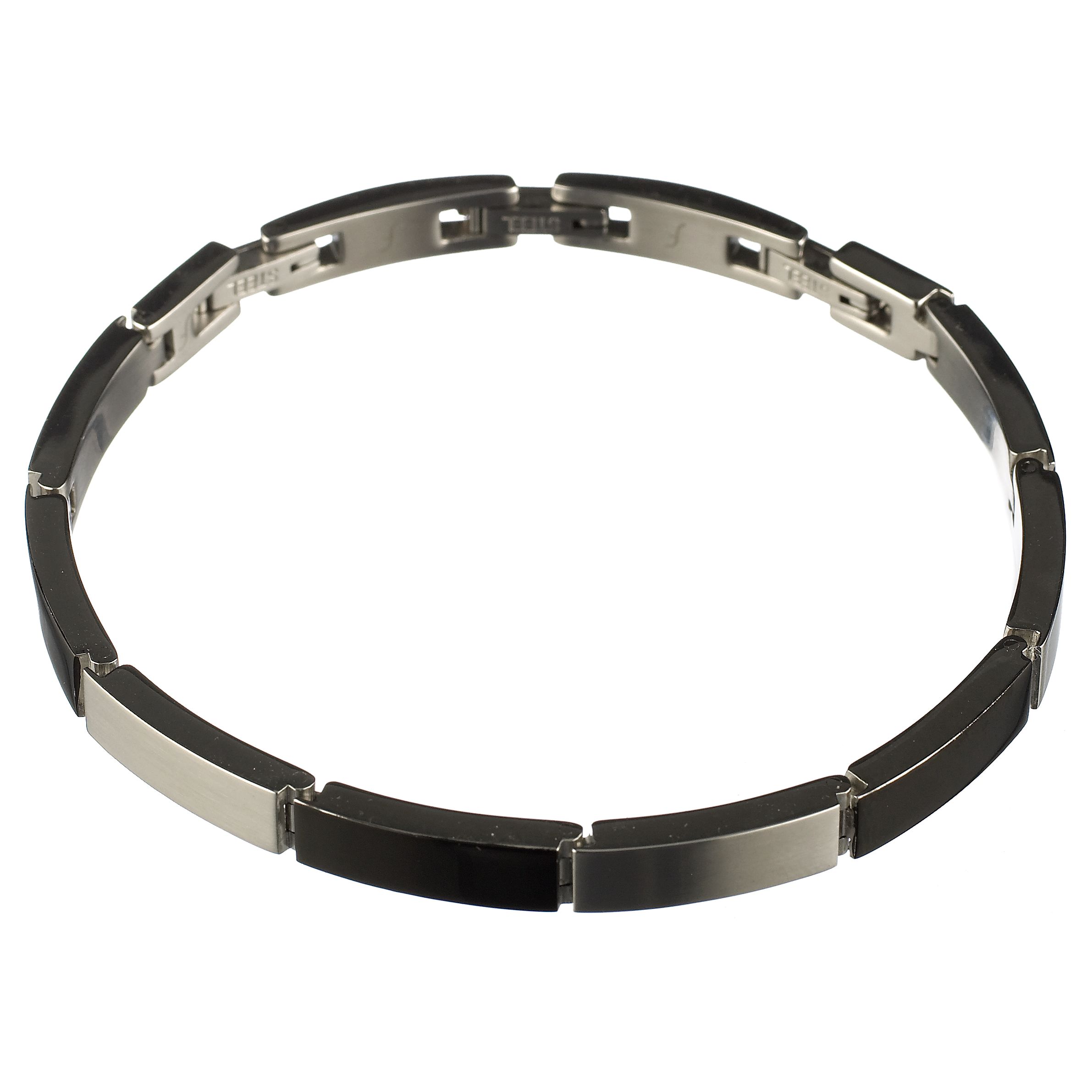 Finesse HARDwear Steel Links Bracelet Steel and Black