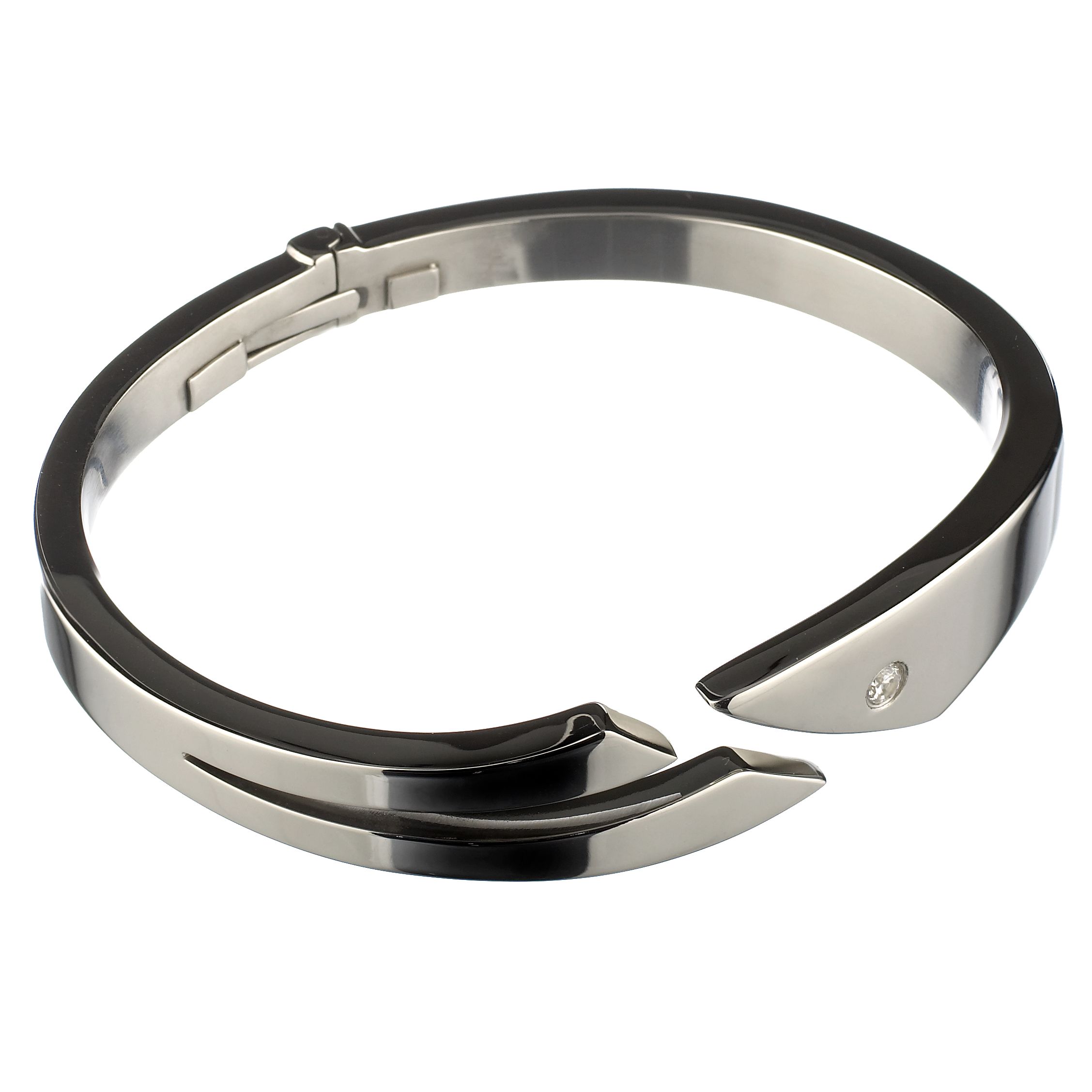 Finesse HARDwear Cubic Zirconia Split Bangle