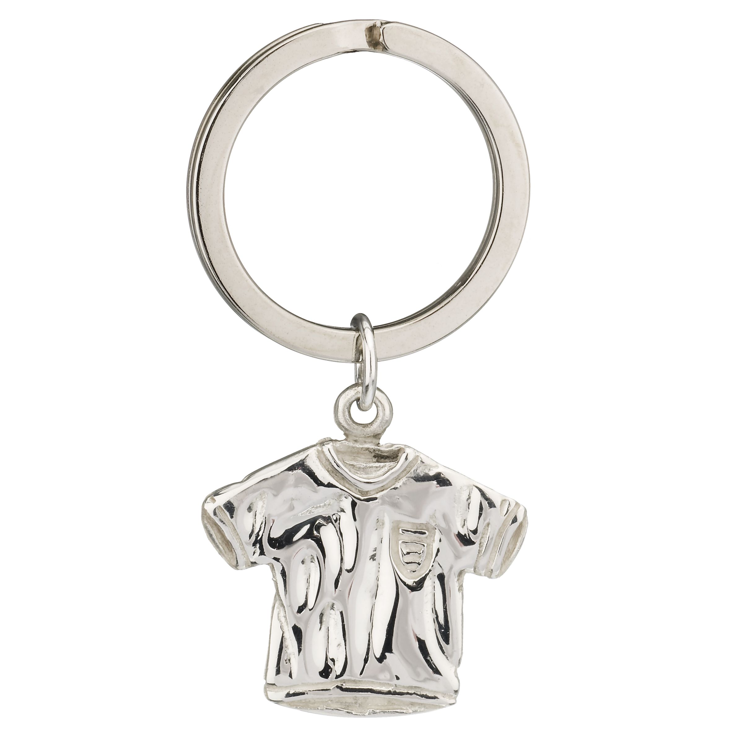 Tales From the Earth Sterling Silver Football Shirt Keyring