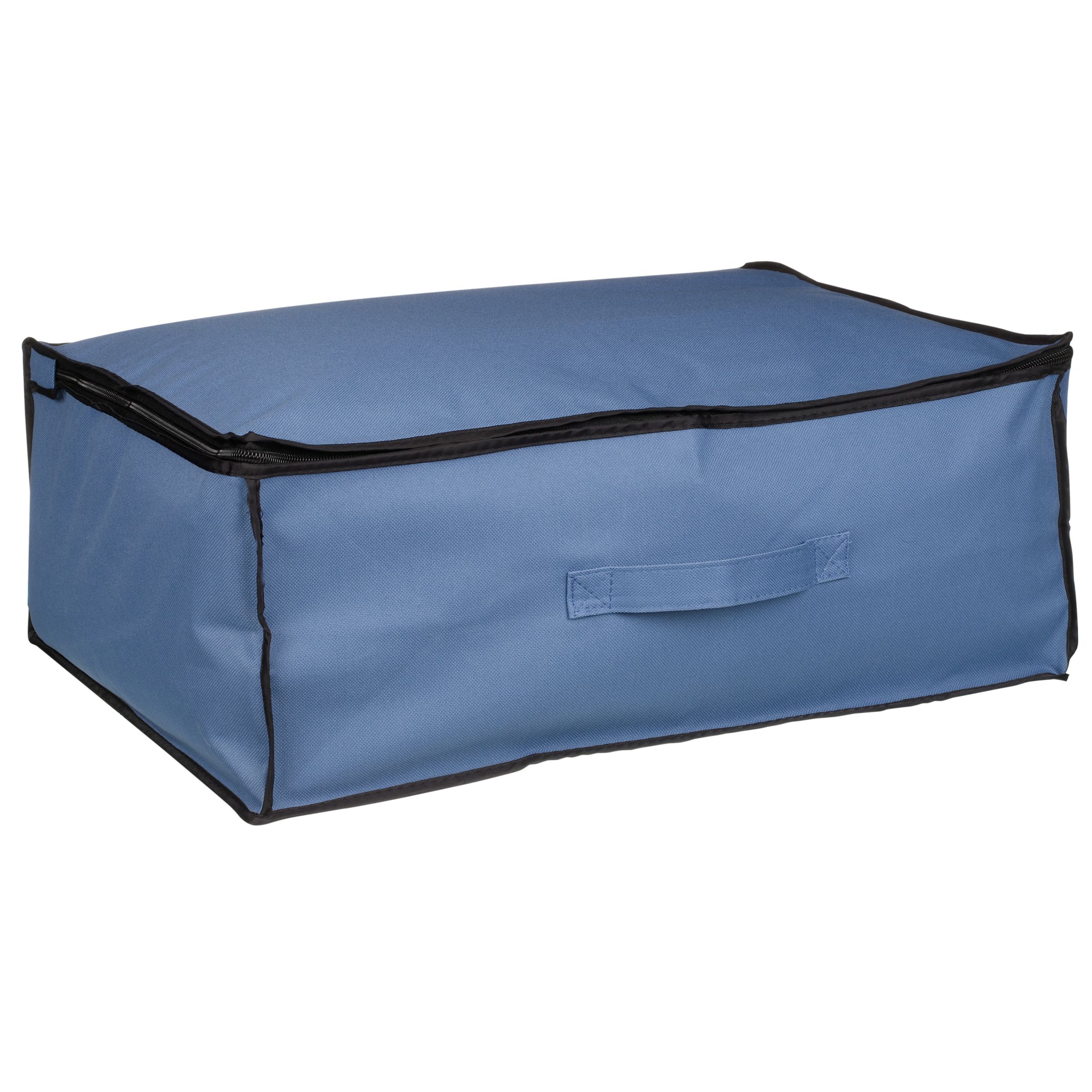 French Navy Blanket Bag, Blue