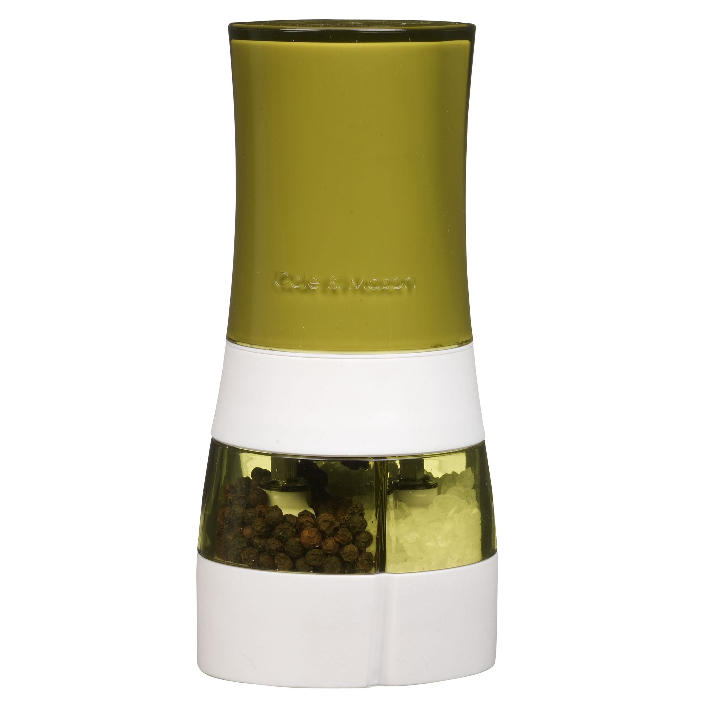 Cole and Mason Duo Salt and Pepper Mill Olive