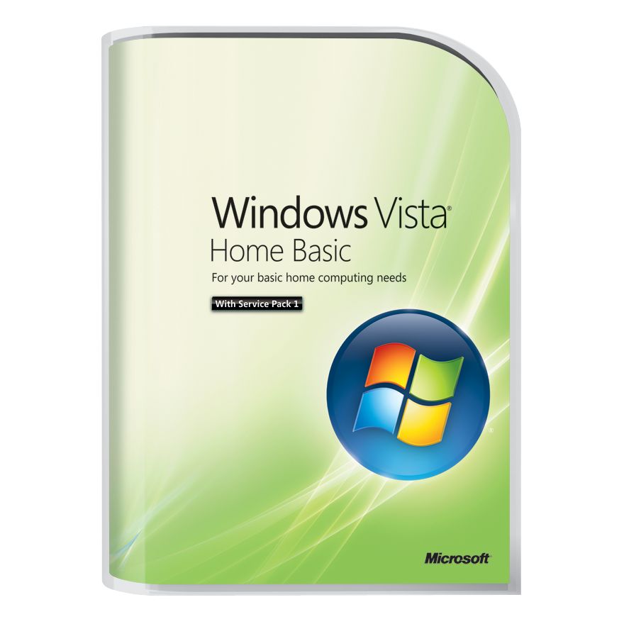 Windows Vista Home Basic with Service Pack 1 for PC
