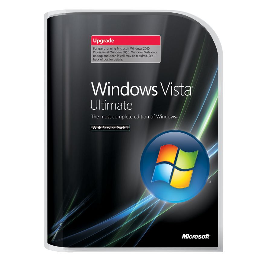Windows Vista Ultimate, Upgrade Version for PC