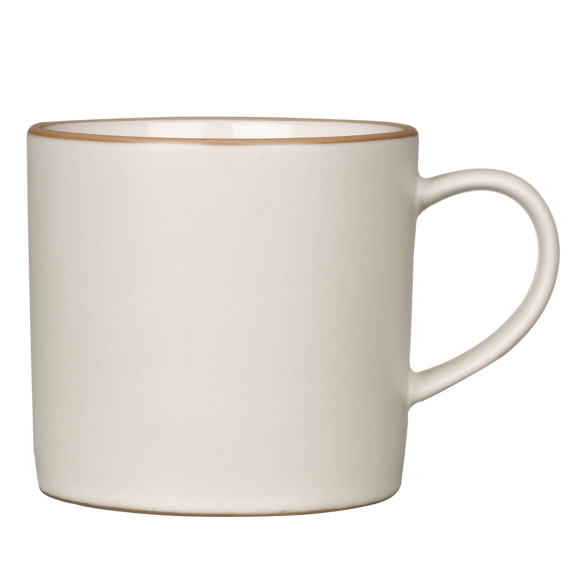 John Lewis Studio Stoneware Mug, Cream