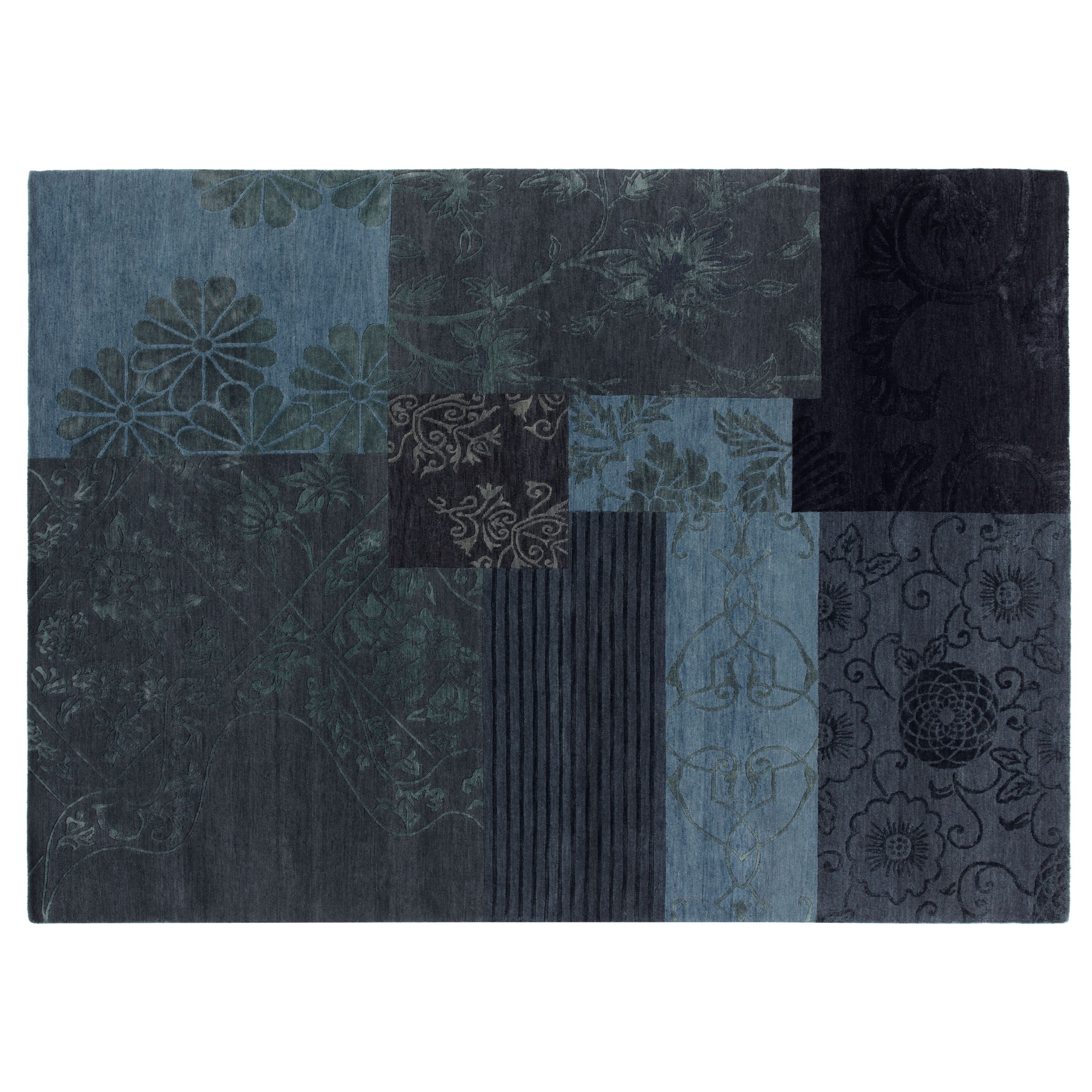 Boro Rug, Blue, W170 x L240cm