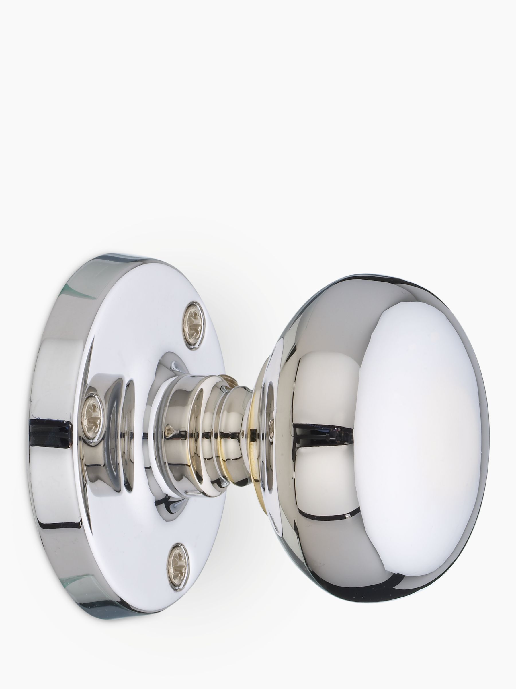 John Lewis Mushroom Mortice Knob, Chrome